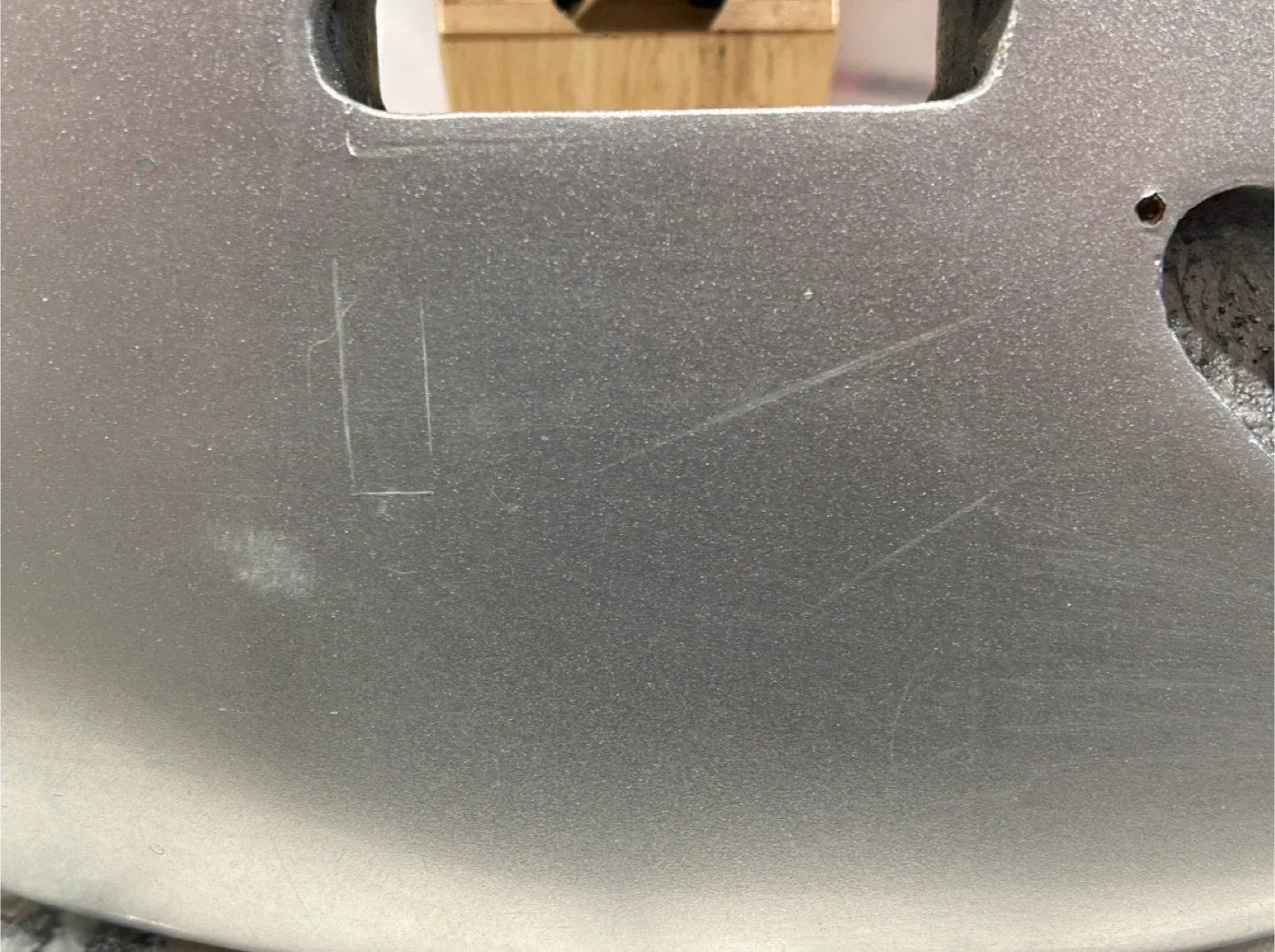 Silver Electric Guitar Body image indicator(9)