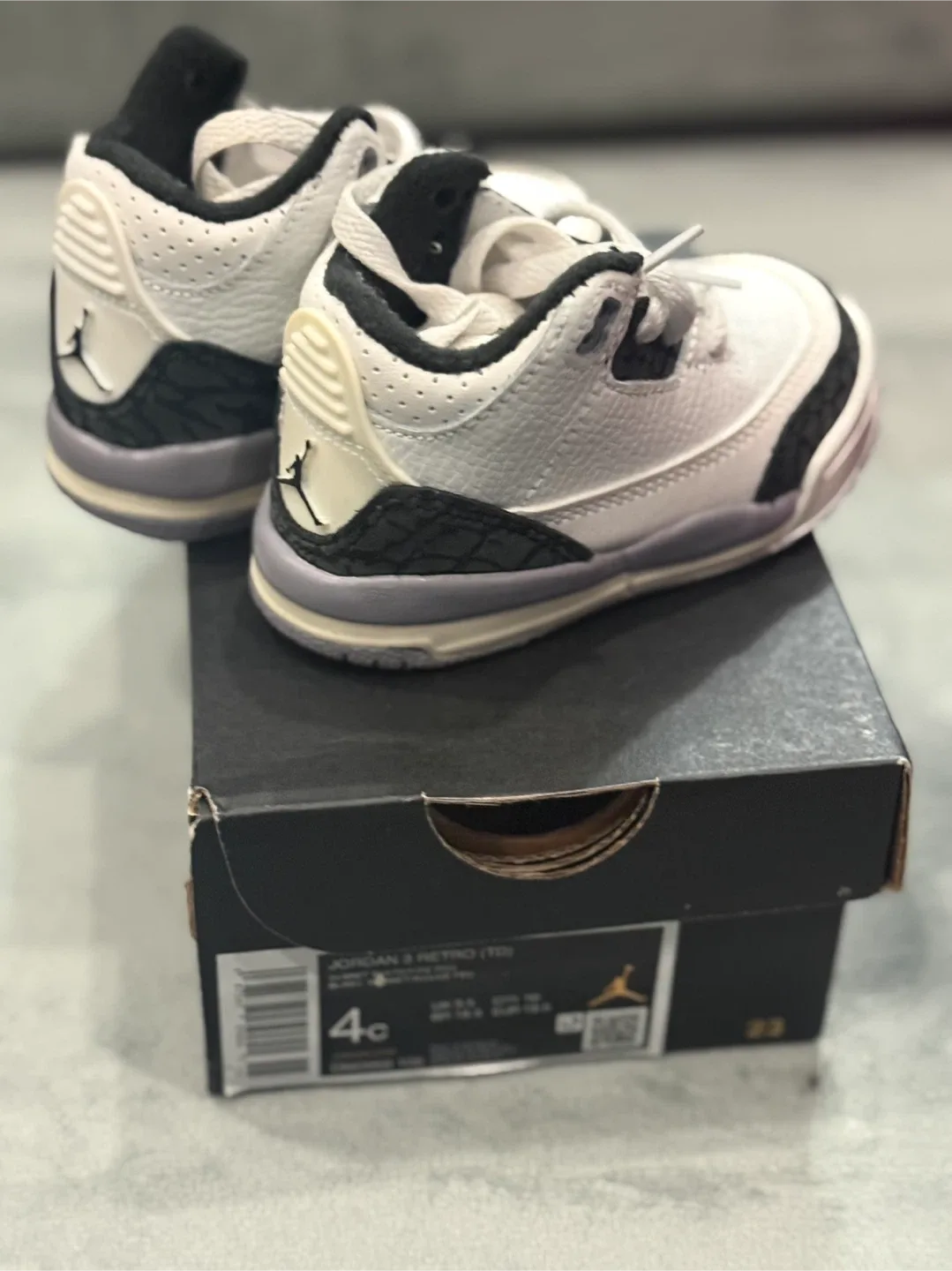 Jordan 3 Retro TD Size 4C