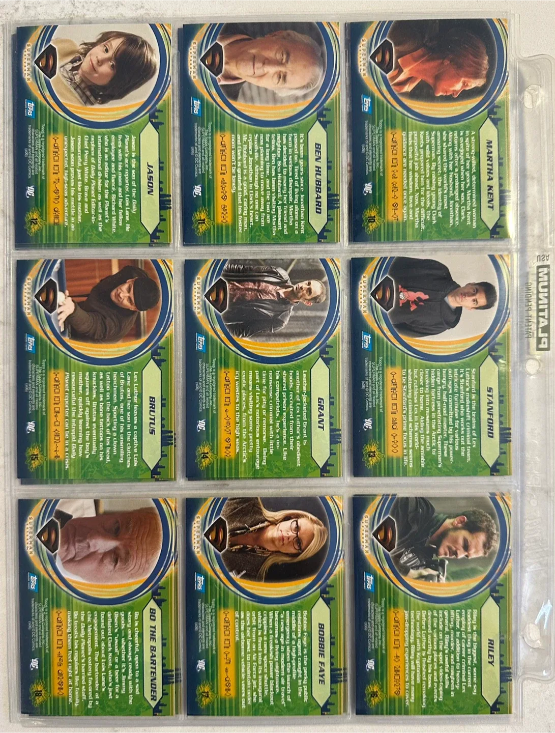 2006 “Superman Returns” Trading Card Set. MINT CONDITION image indicator(4)