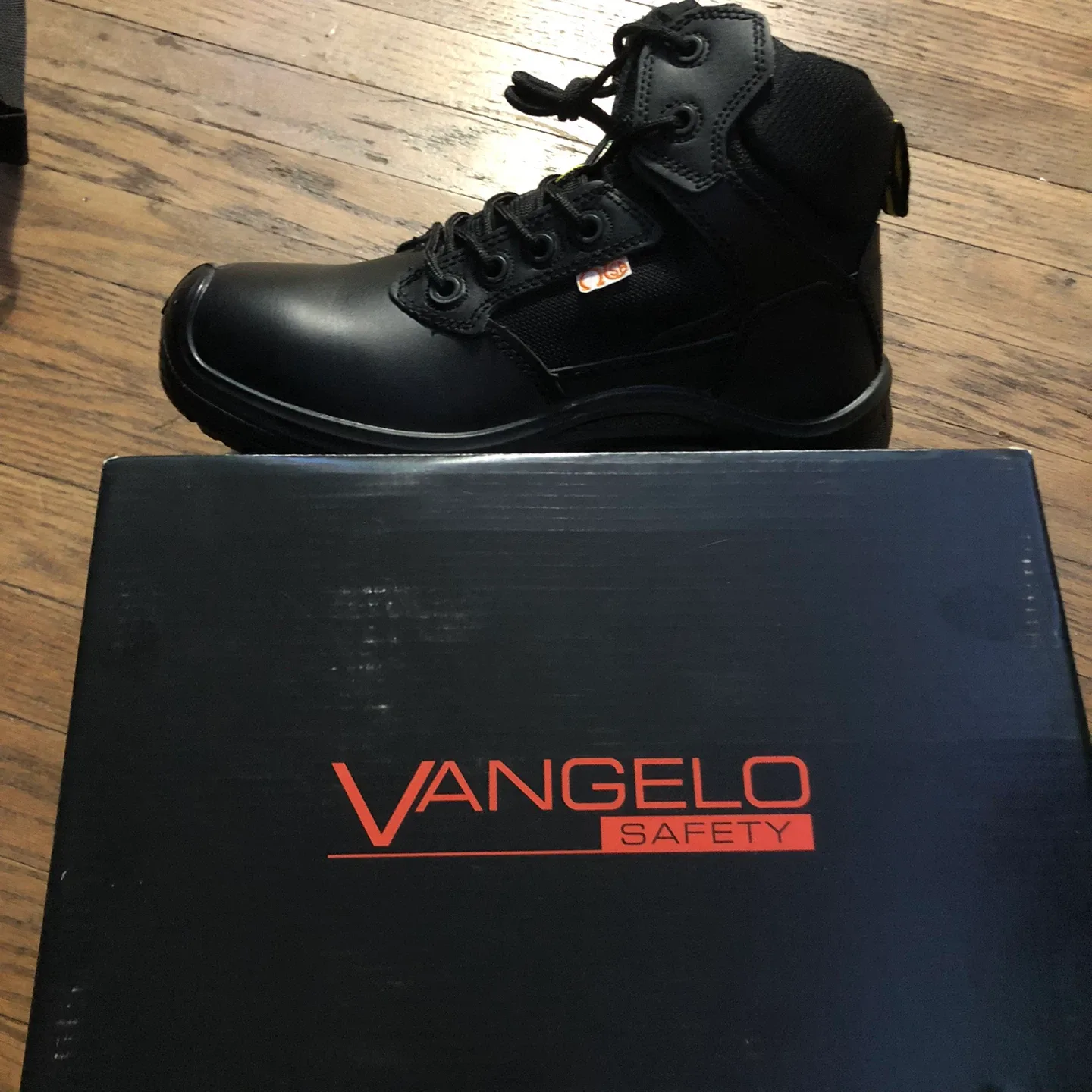 Vangelo Safety Black Work Boots thumbnail