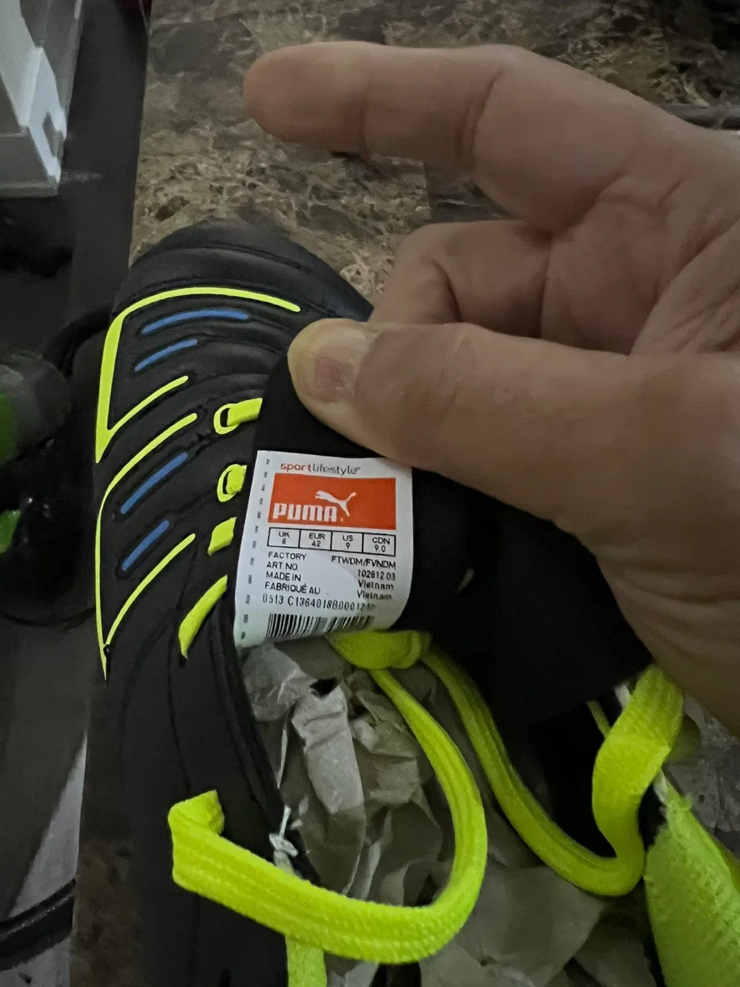 Puma Ftwom-Fyndm Soccer Cleats US 9 image indicator(3)