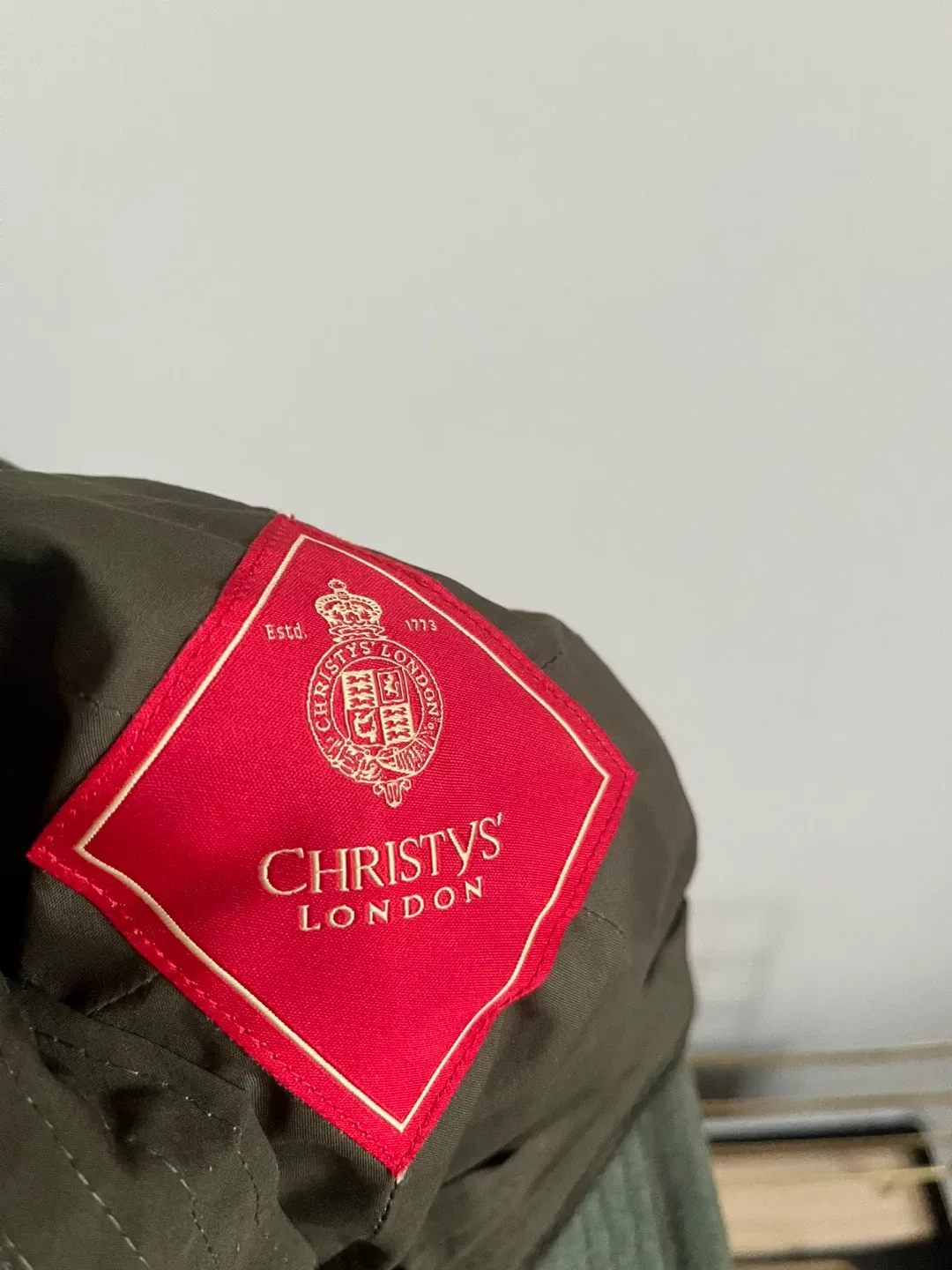 Christys' London Olive Green Baseball Cap image indicator(3)