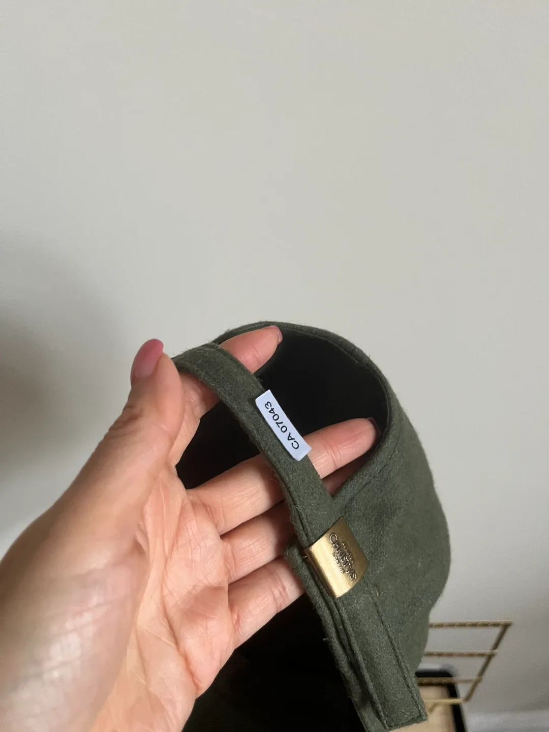 Christys' London Olive Green Baseball Cap image indicator(4)