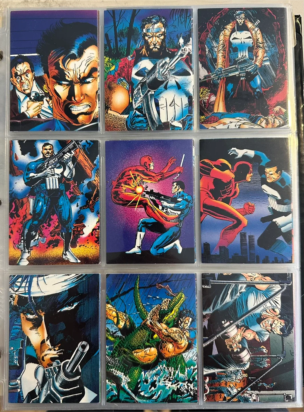 1992  “THE PUNISHER WAR JOURNAL” CARDS (NO COMPLETE SETS) image indicator(5)