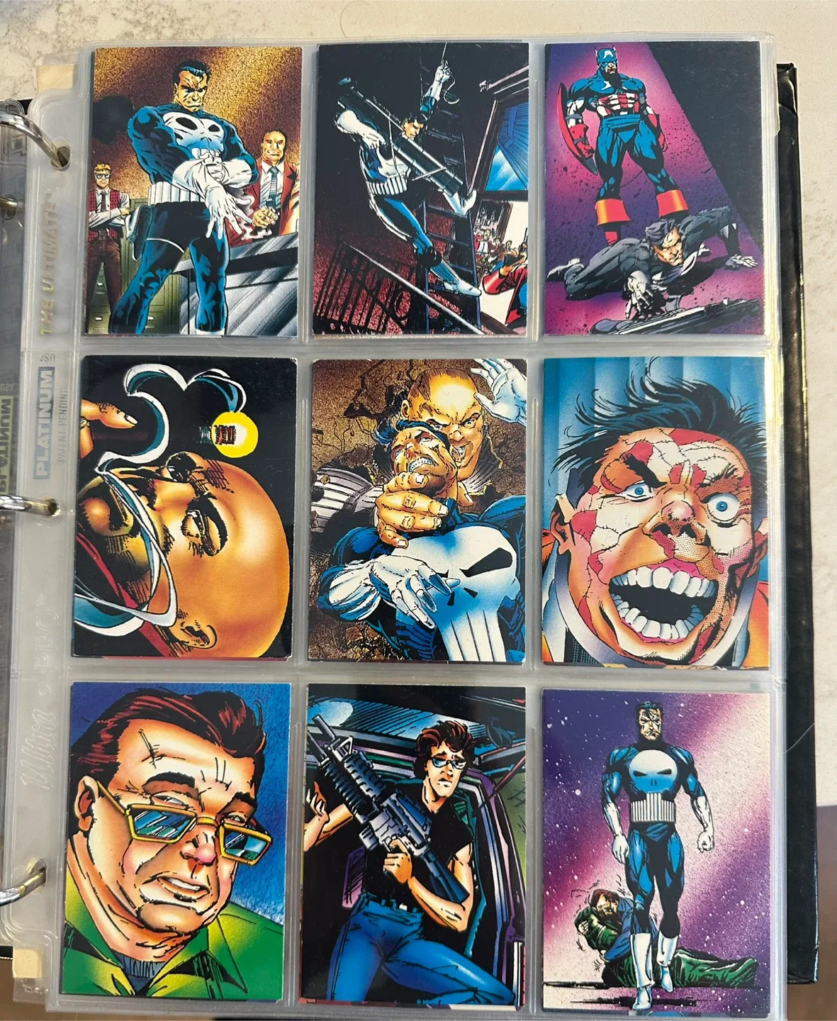 1992  “THE PUNISHER WAR JOURNAL” CARDS (NO COMPLETE SETS) image indicator(7)