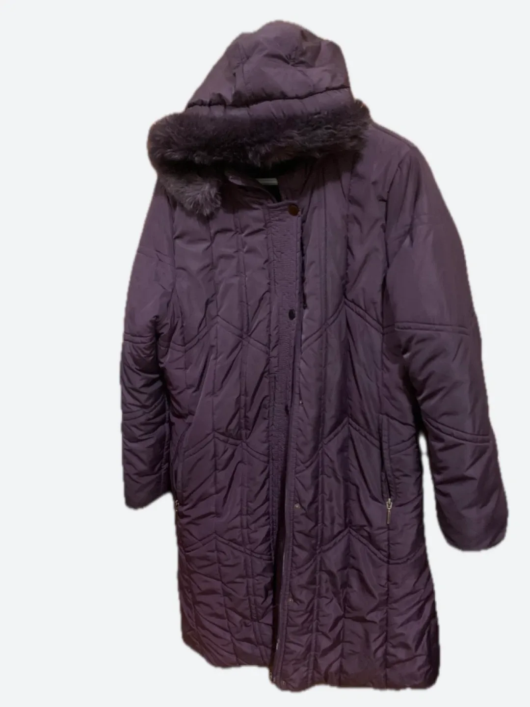 Identity Purple Winter Coat - Size L image indicator(2)