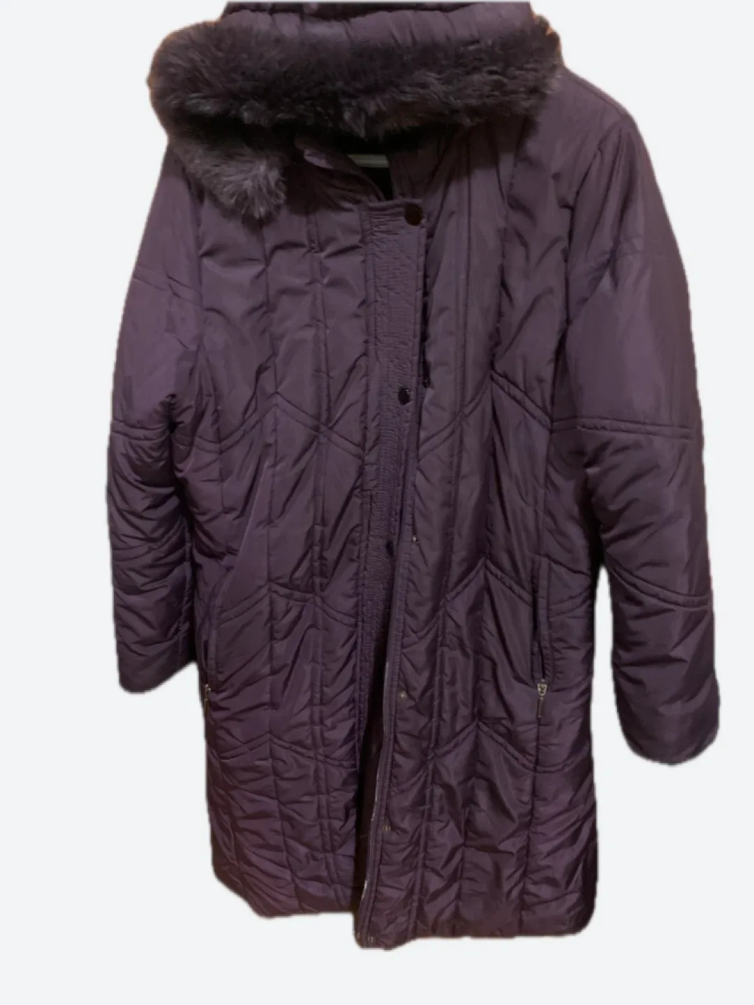 Identity Purple Winter Coat - Size L image indicator(3)
