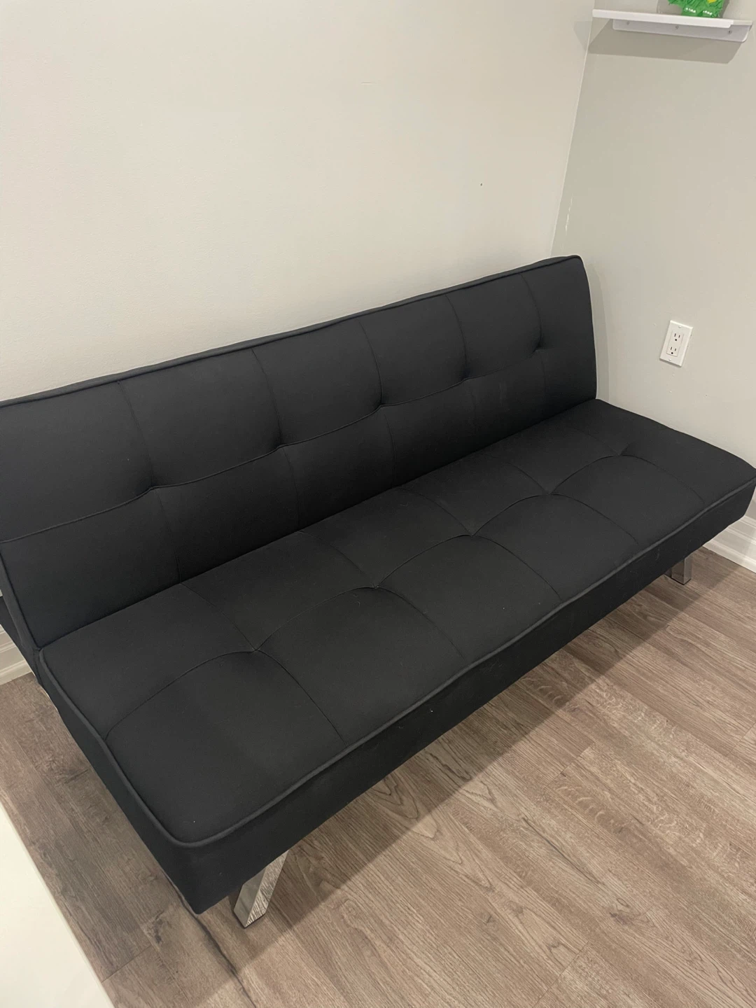 Black Futon - 64 inches Long