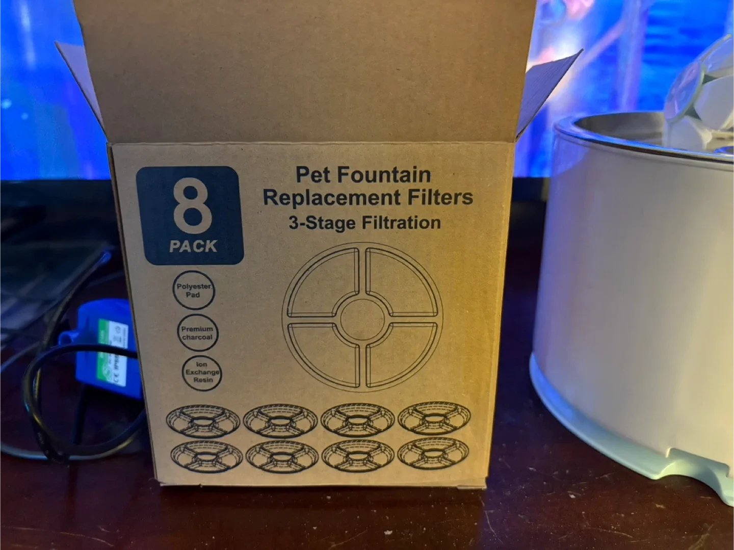 Fluffyunion Cat Water Fountain - need gone image indicator(5)