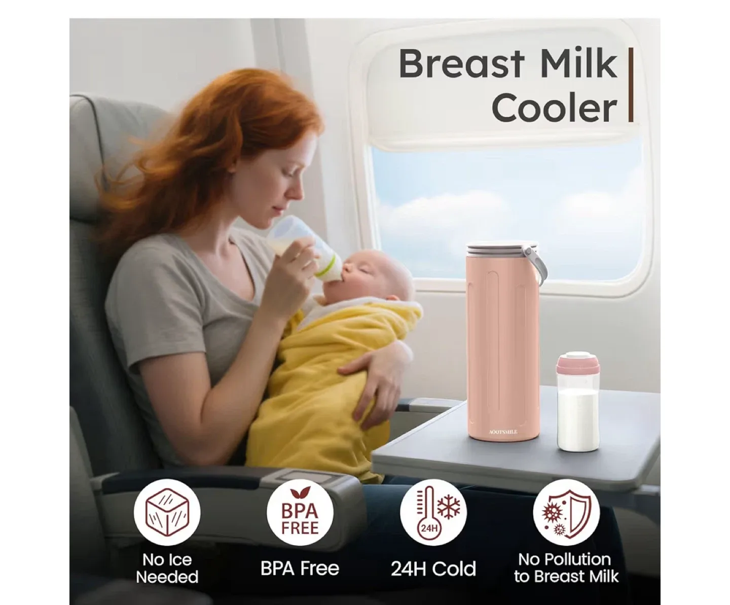 AootSmile Breast Milk Cooler Set - Like New! image indicator(5)