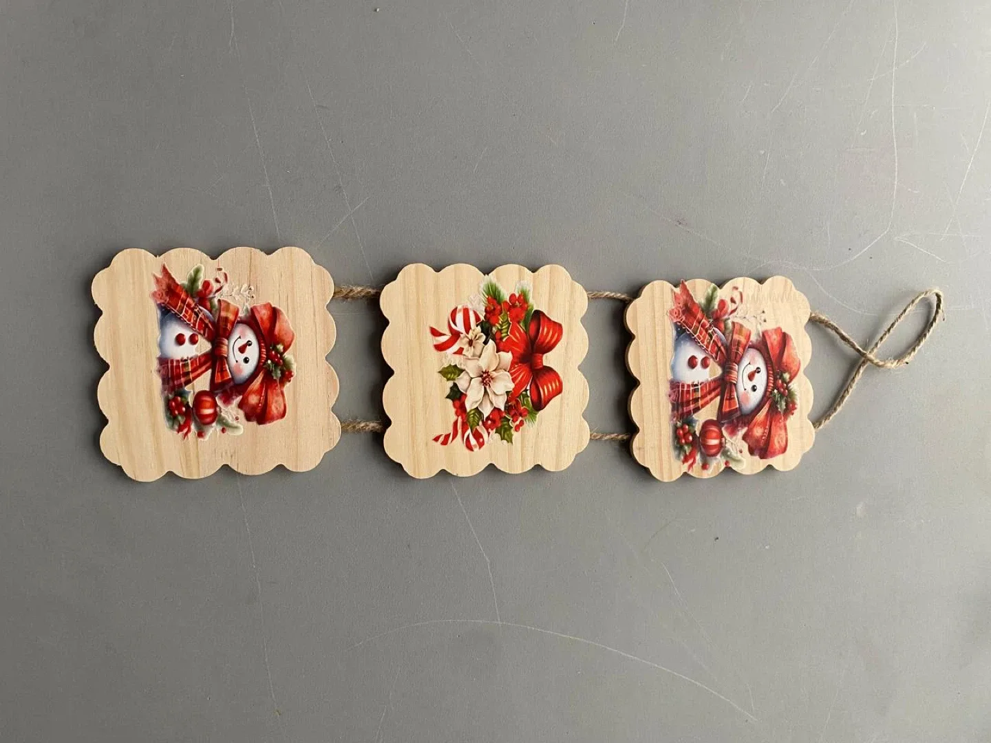 Christmas Themed Wood Signs image indicator(6)