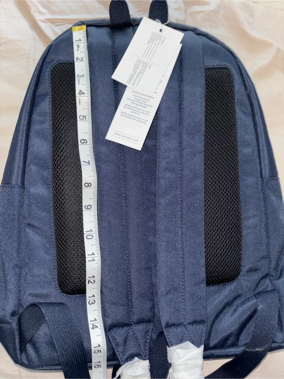 Lacoste NEW Navy Blue Backpack image indicator(7)