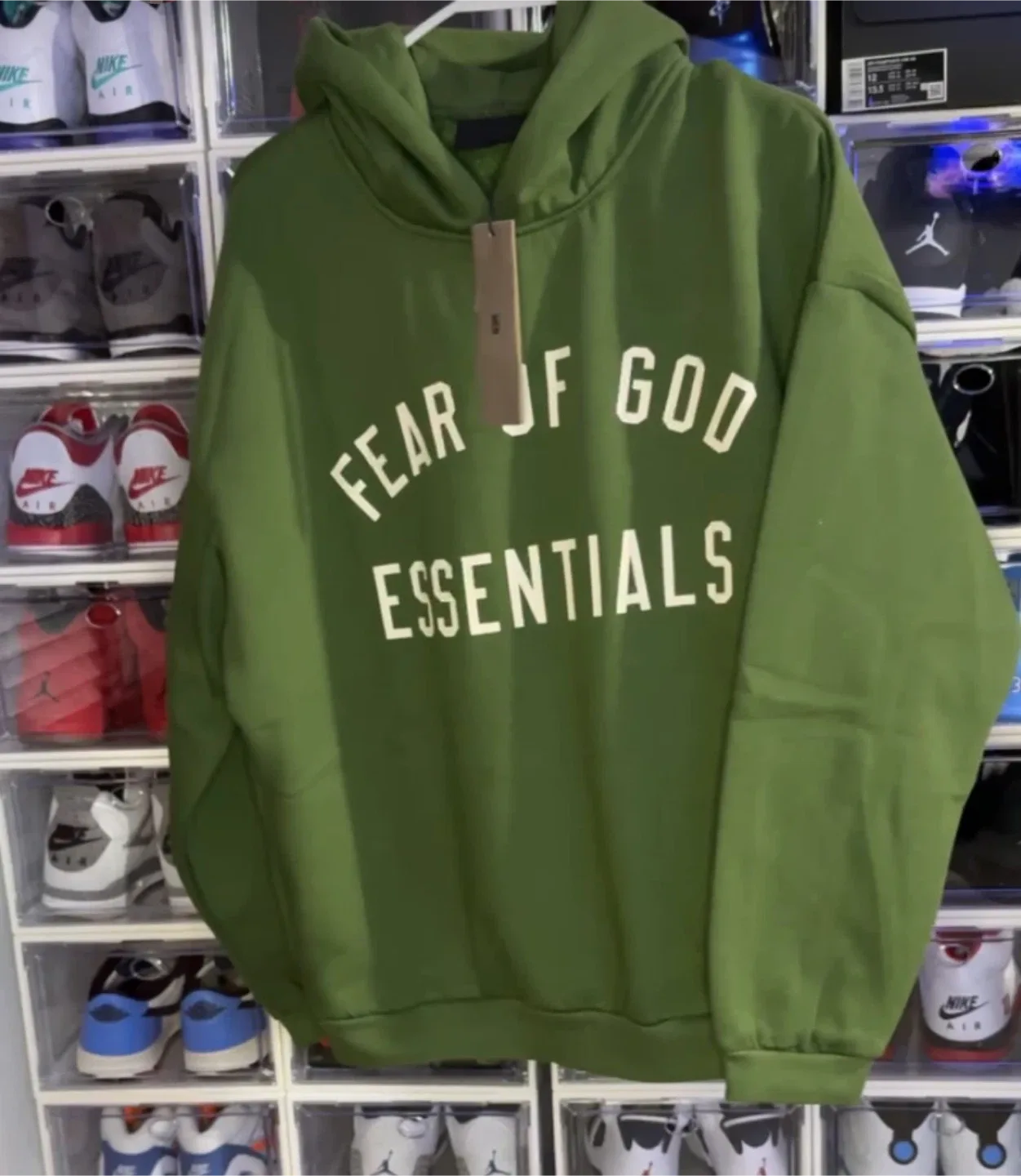 Hellstar Sports Godspeed, essential of God Black Hoodie thumbnail