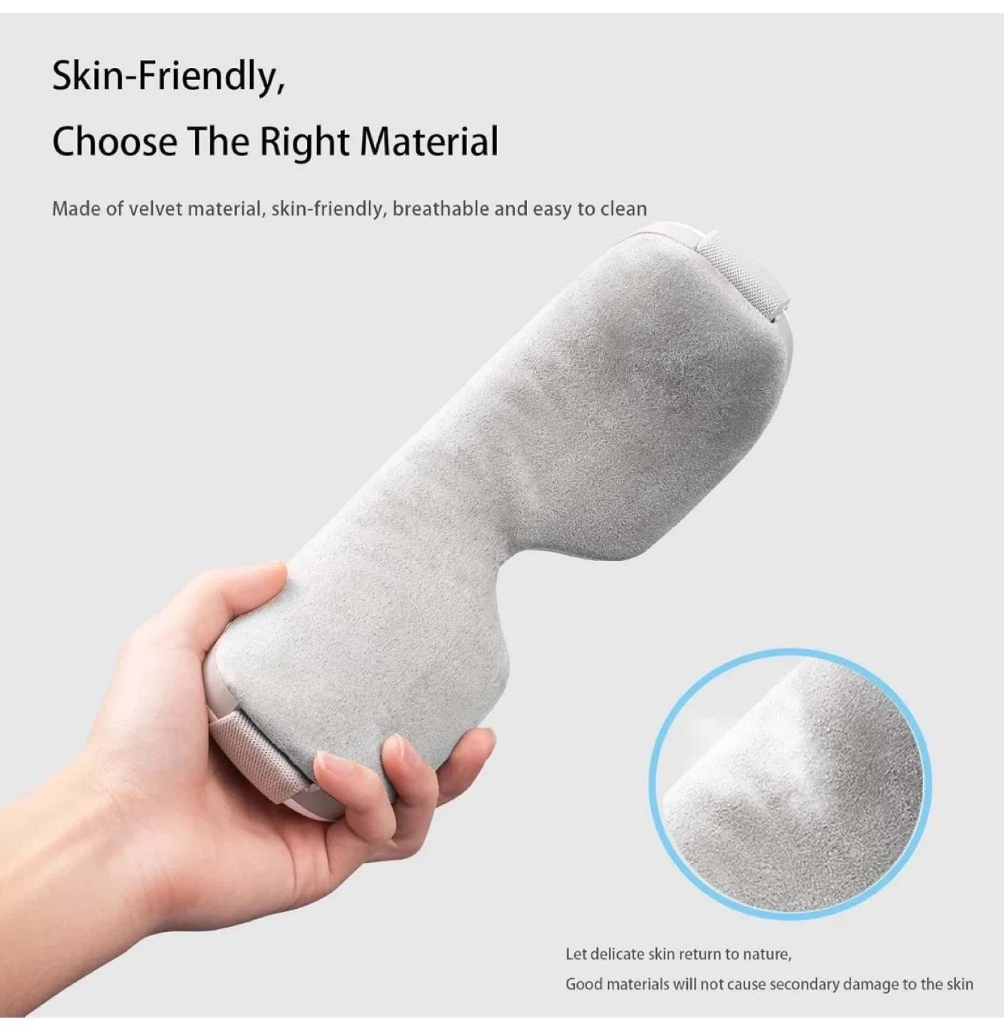 Smart Eye Massager w Hot Compress, Vibration, Foldable, USB image indicator(4)