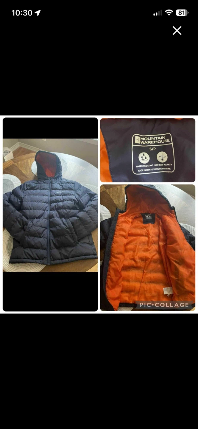 men’s small puffer jacket - perfect for spring!