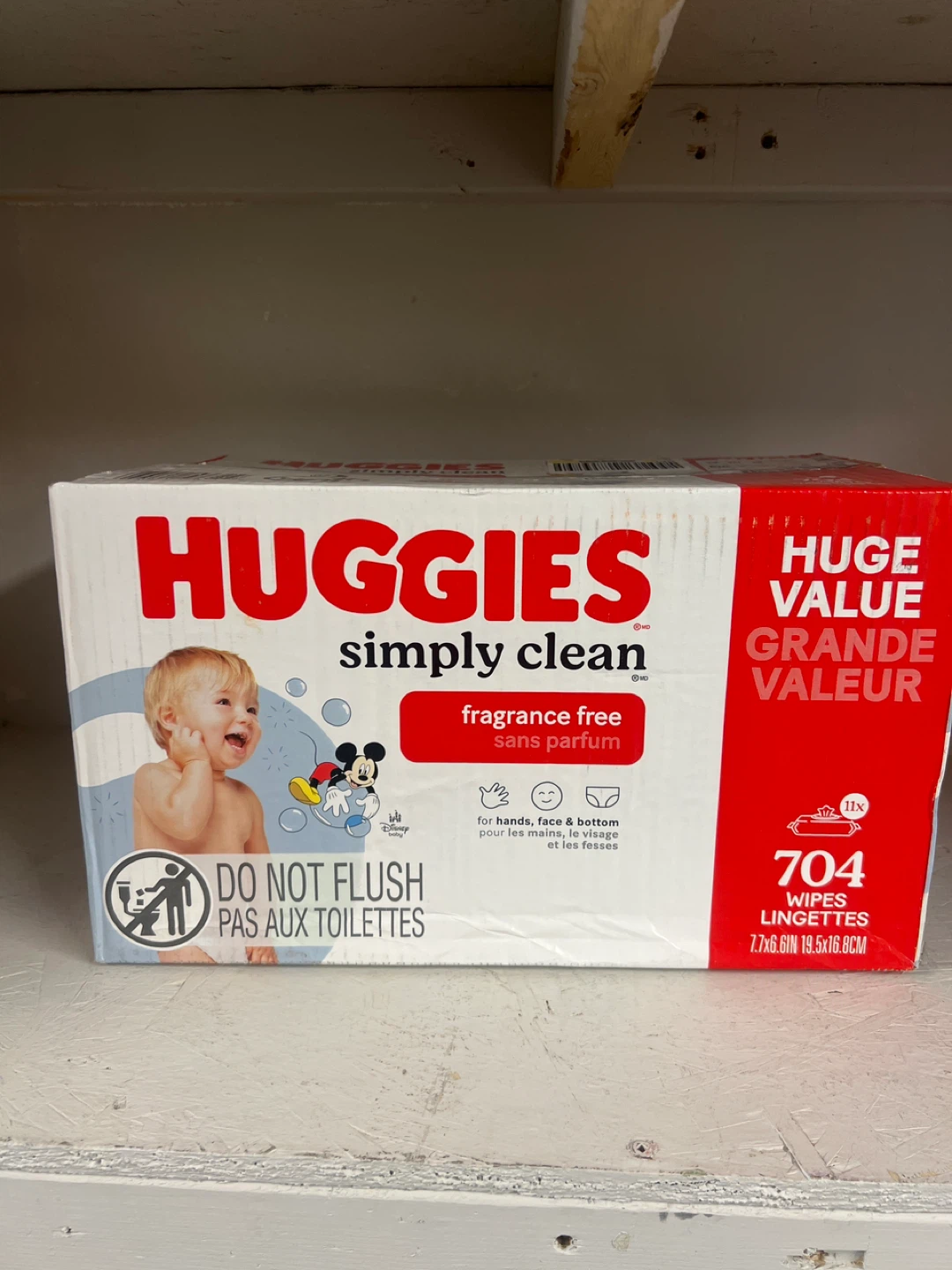 Huggies Simply Clean Fragrance Free Wipes - 704 Count