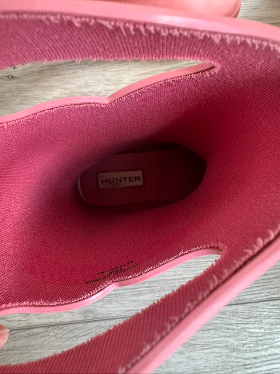 Hunter Kids Classic Grab Handle Rain Boots - Pink, Size UK12 - photo 4