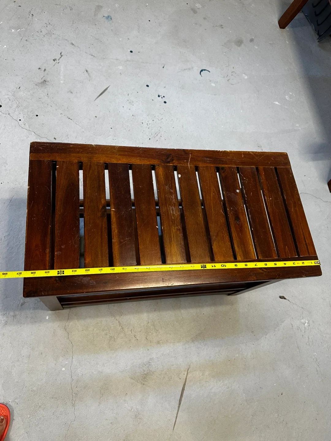 Wooden bench image indicator(2)