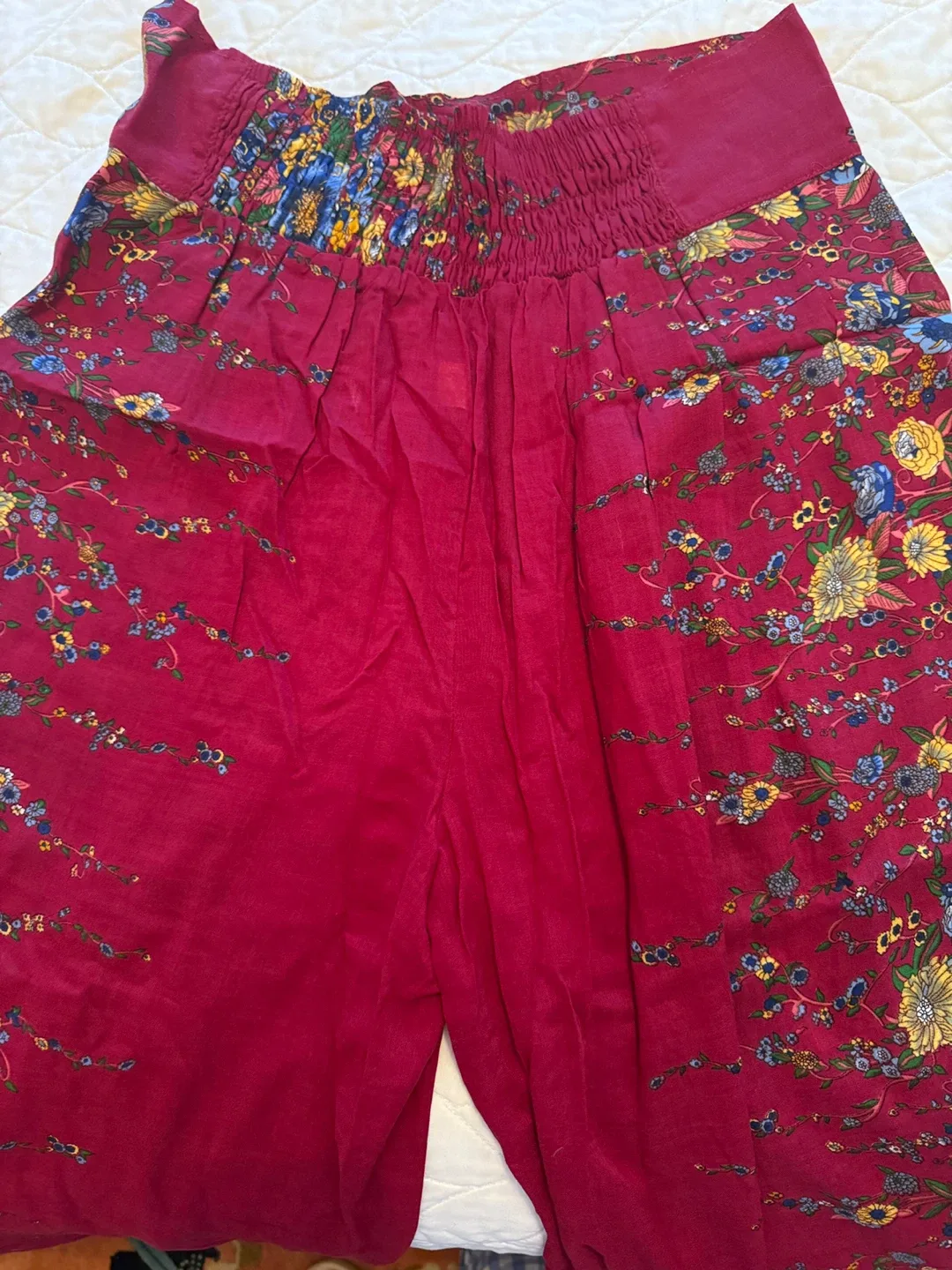 Floral Print Palazzo Pants(New!) image indicator(2)