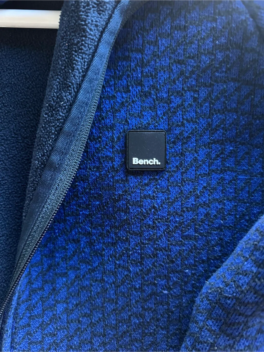 Bench Blue Patterned Hoodie - Size L image indicator(2)