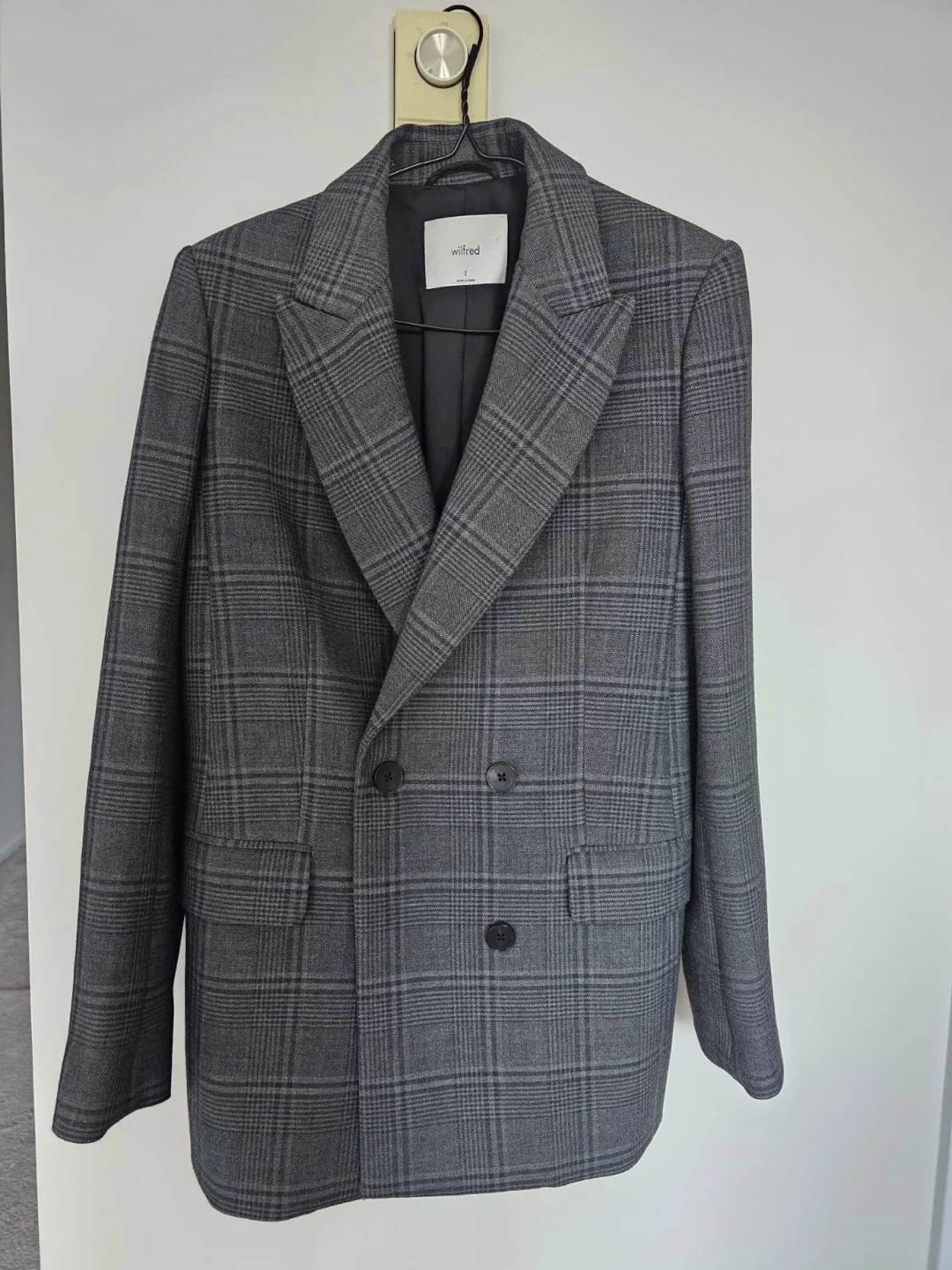 Wilfred Plaid Blazer - Size 2
