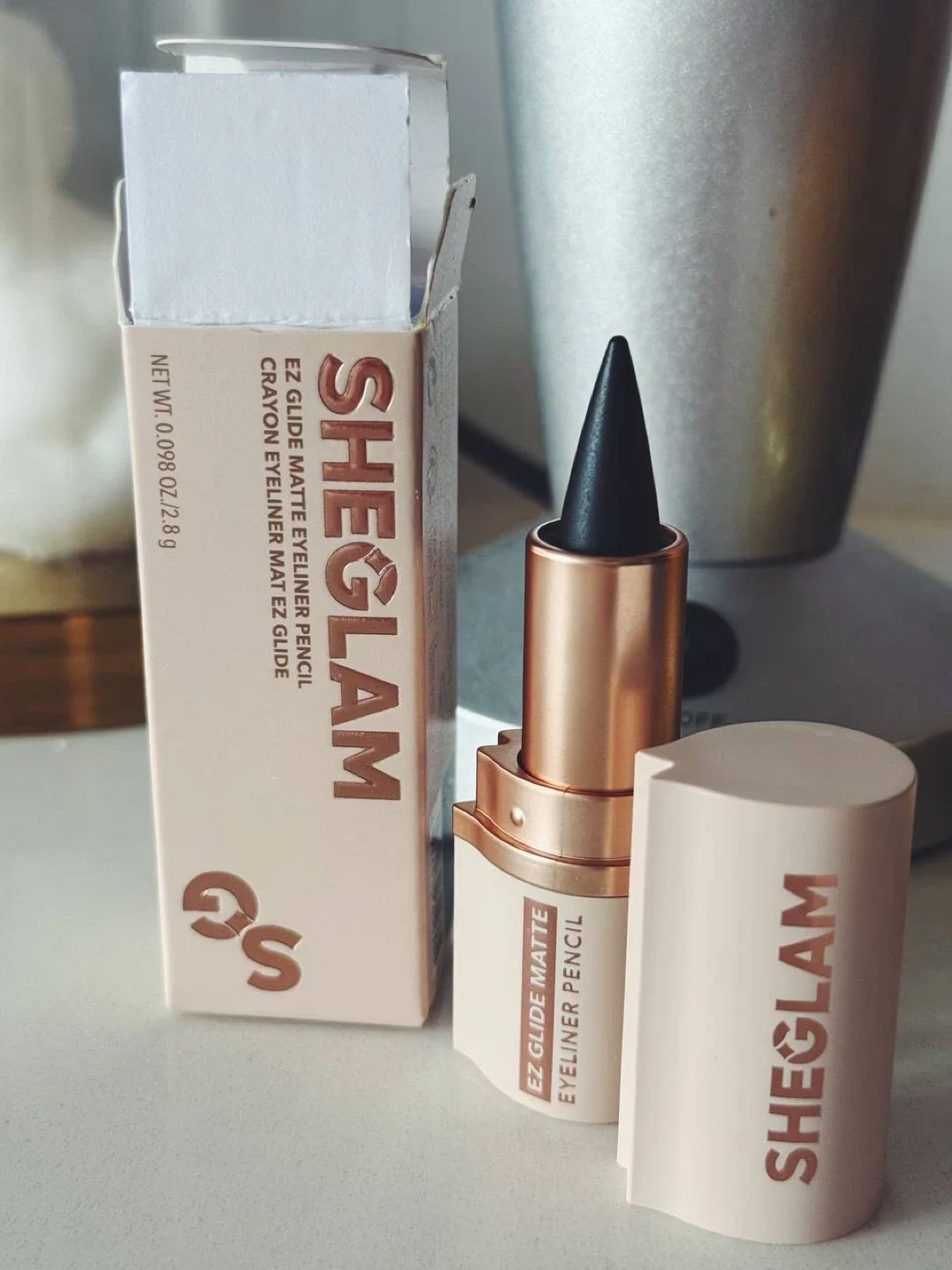 SHEGLAM Smooth Glide Matte Eyeliner Pencil - Black thumbnail