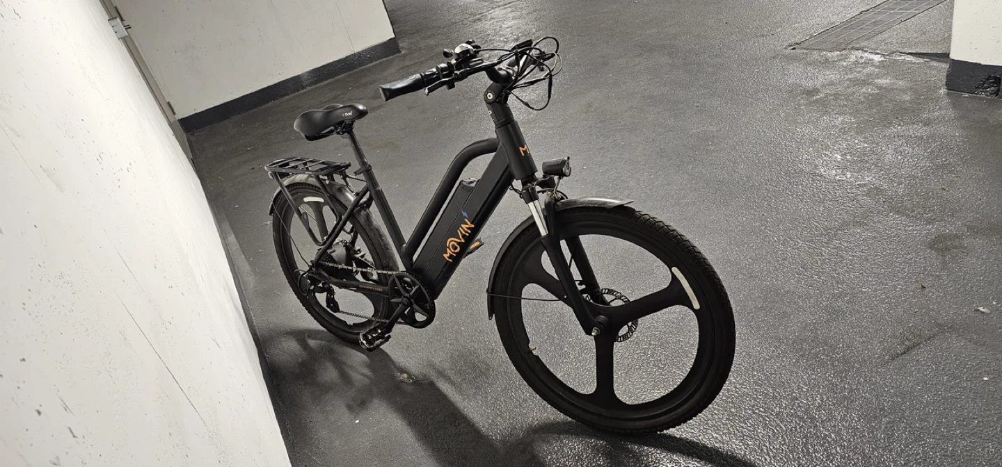 Mövin Electric Bike + Kryptonite Chain Lock - photo 2