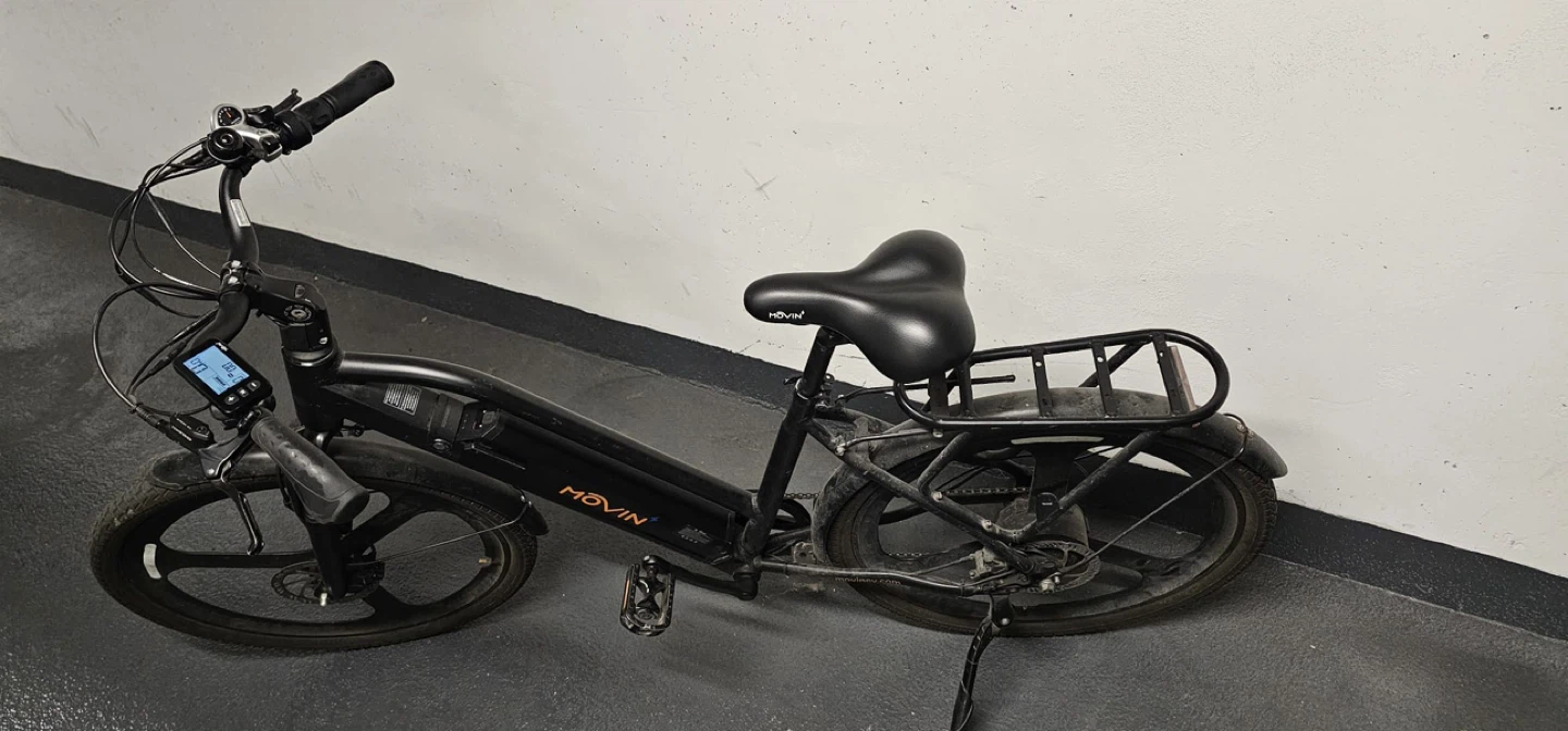 Mövin Electric Bike + Kryptonite Chain Lock - photo 3
