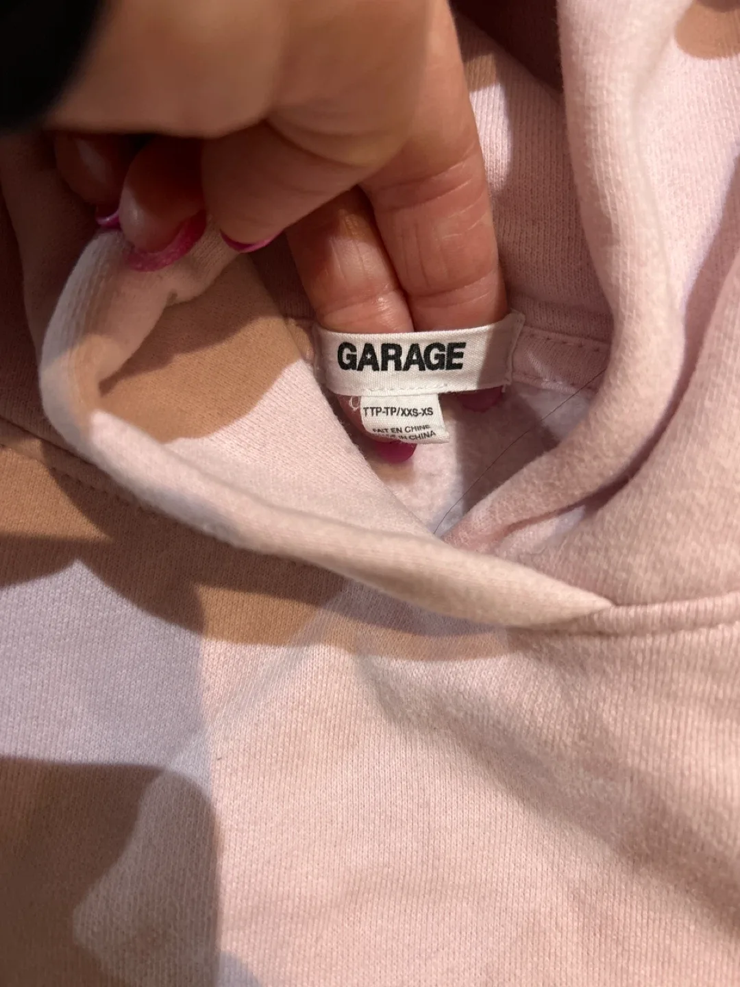 Garage Pink Hoodie - Size XXS image indicator(3)