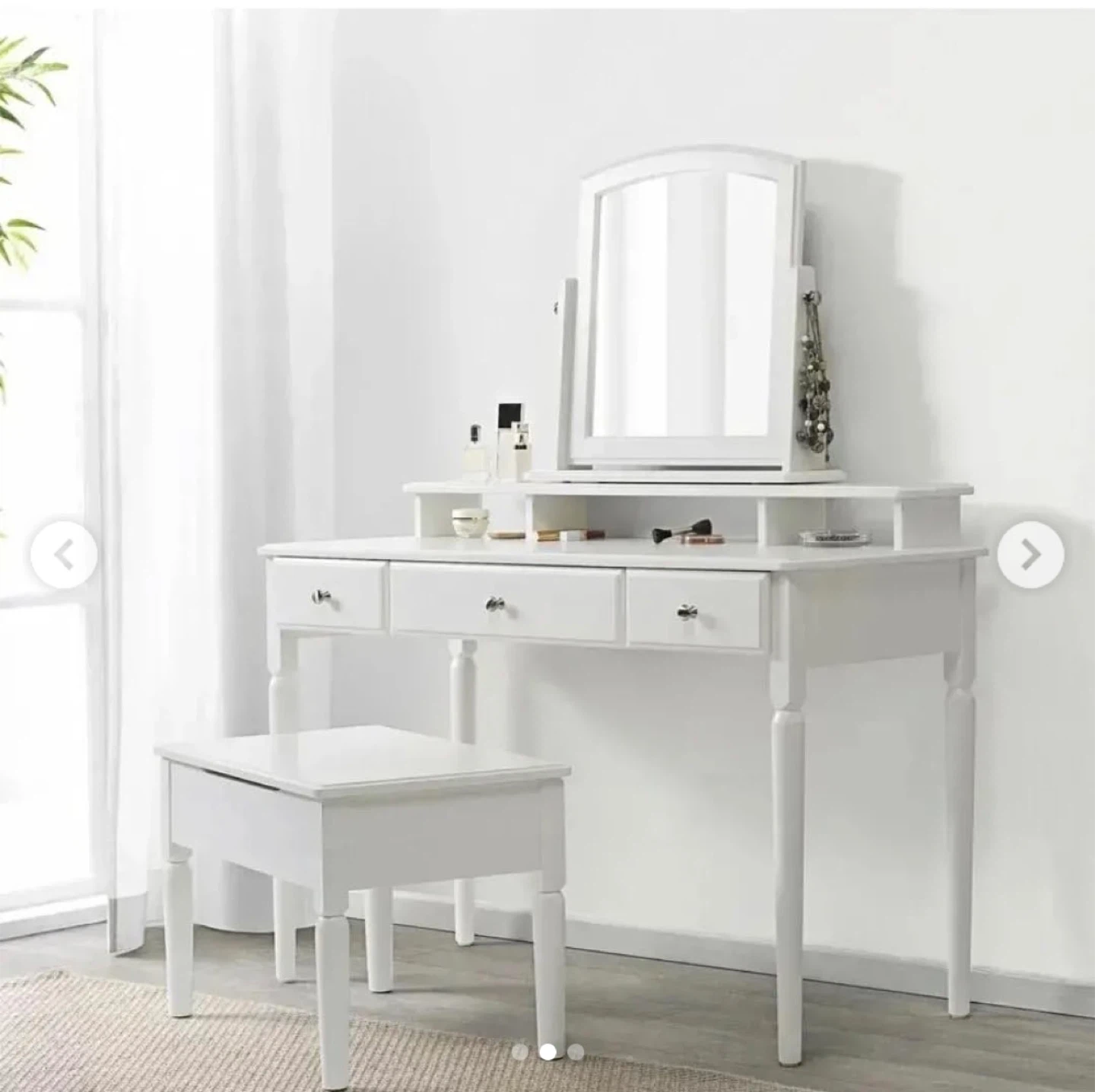 IKEA Tyssedal Vanity Mirror - White
