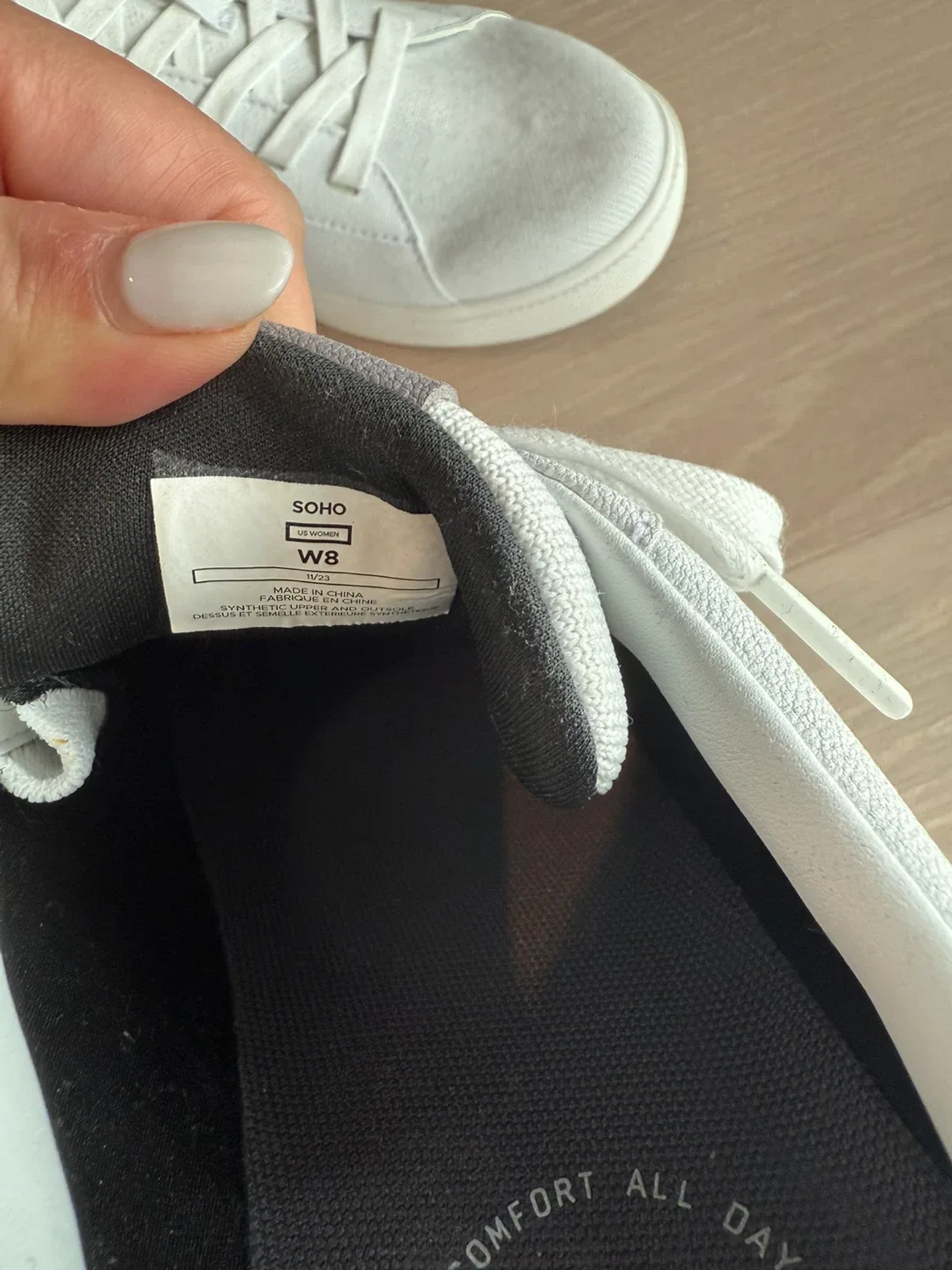 Vessi Soho Sneaker White Quartzite - Women's Size 8 image indicator(4)