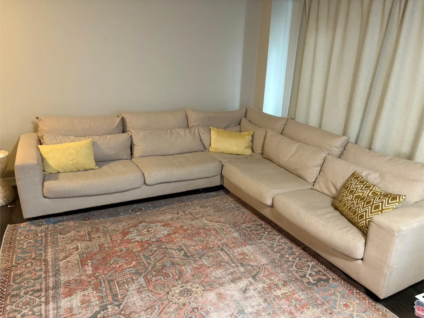 Beige Sectional Sofa image indicator(2)