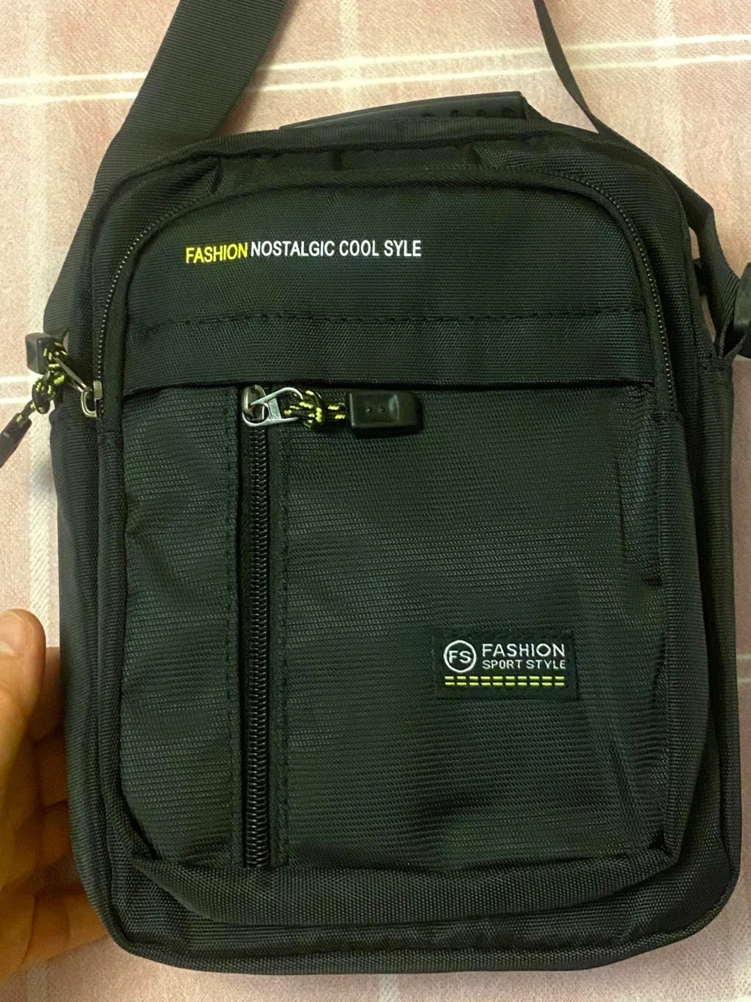 Fashion Sport Style Black Crossbody Bag image indicator(4)