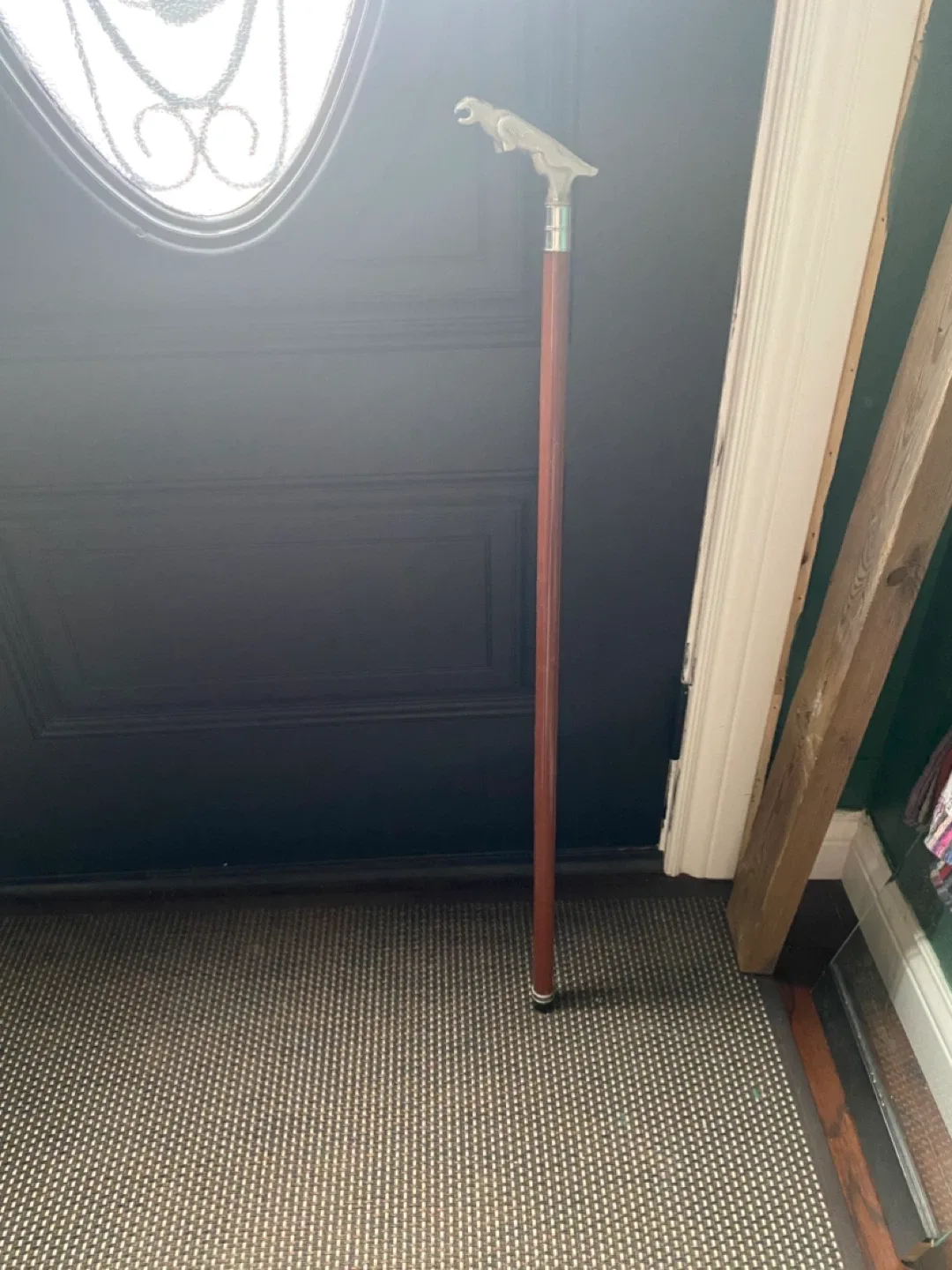 Jaguar Head Walking Stick thumbnail