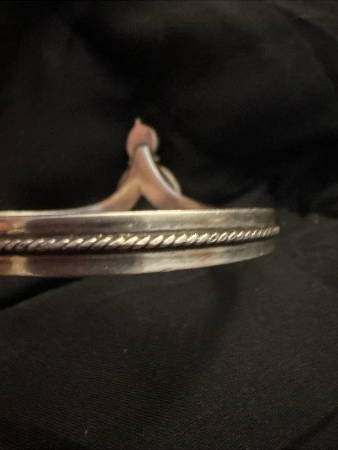 Authentic 925 Silver Genuine Moonstone Cuff Bracelet image indicator(5)