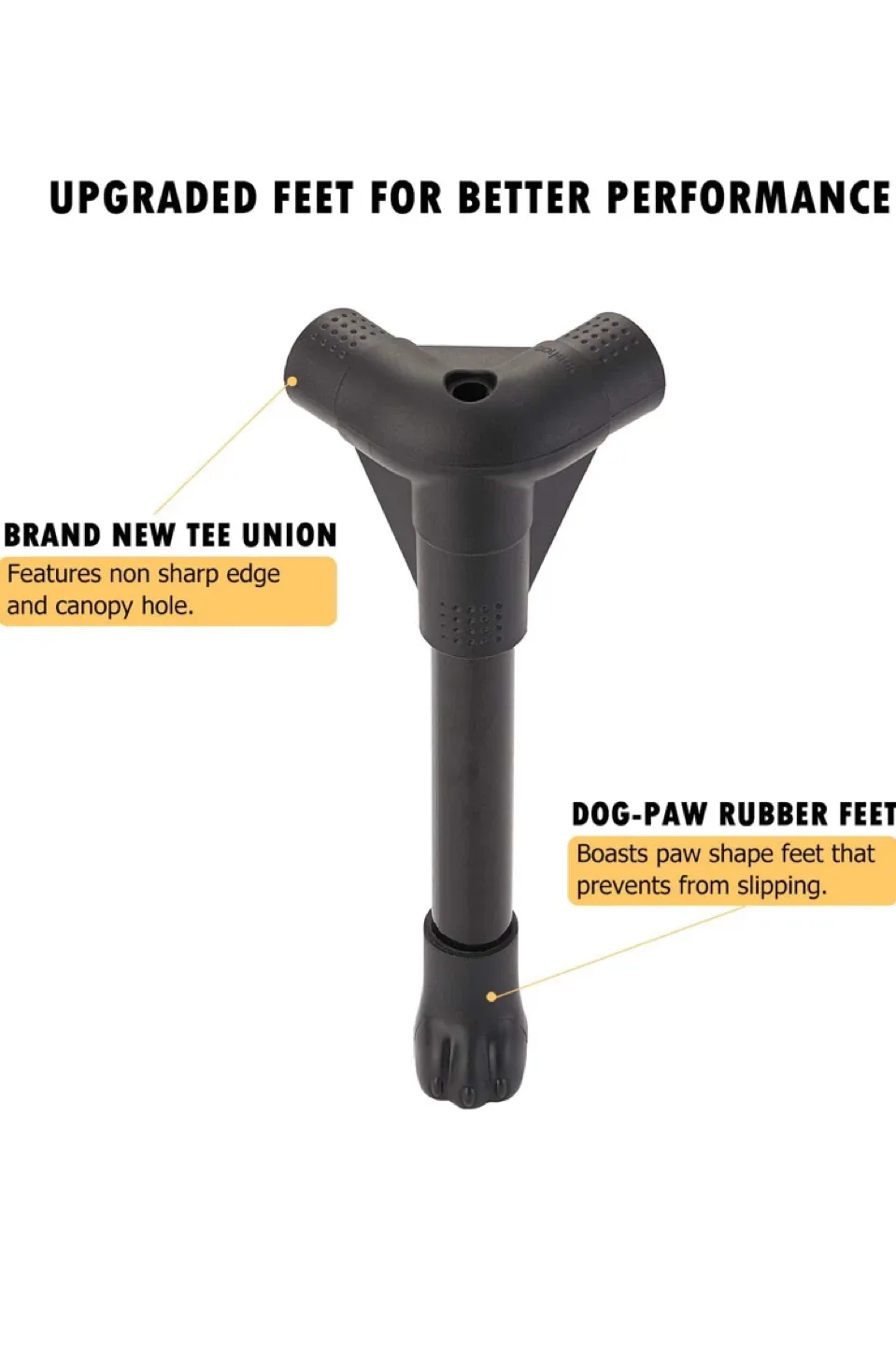 Veehoo Elevated Dog Bed - Black image indicator(3)