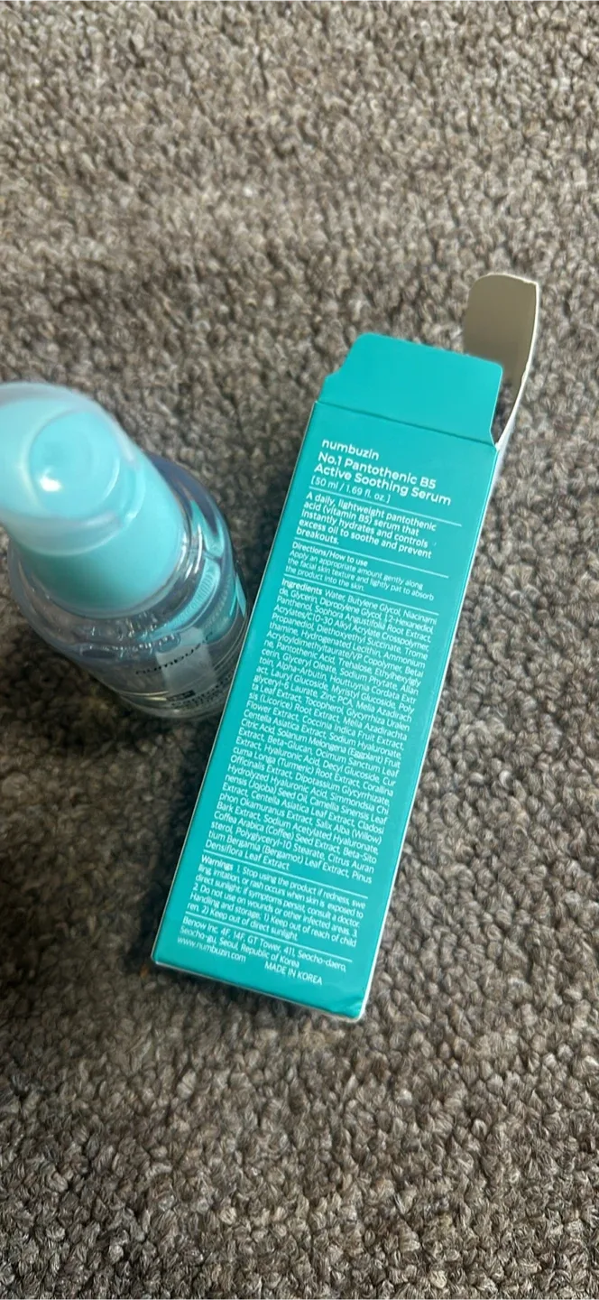 Numbuzin No.5 Pantothenic B5 Active Soothing Serum image indicator(2)