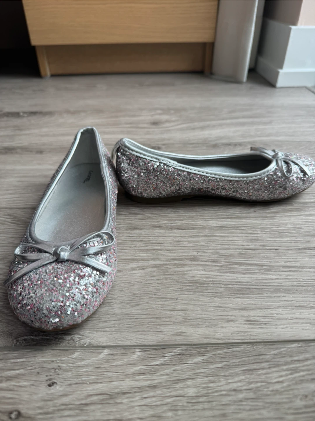 Glitter Girl’s Ballet Flats - Size 12 - photo 2