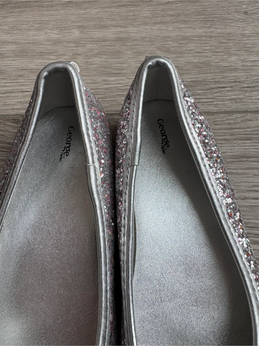 Glitter Girl’s Ballet Flats - Size 12 - photo 4