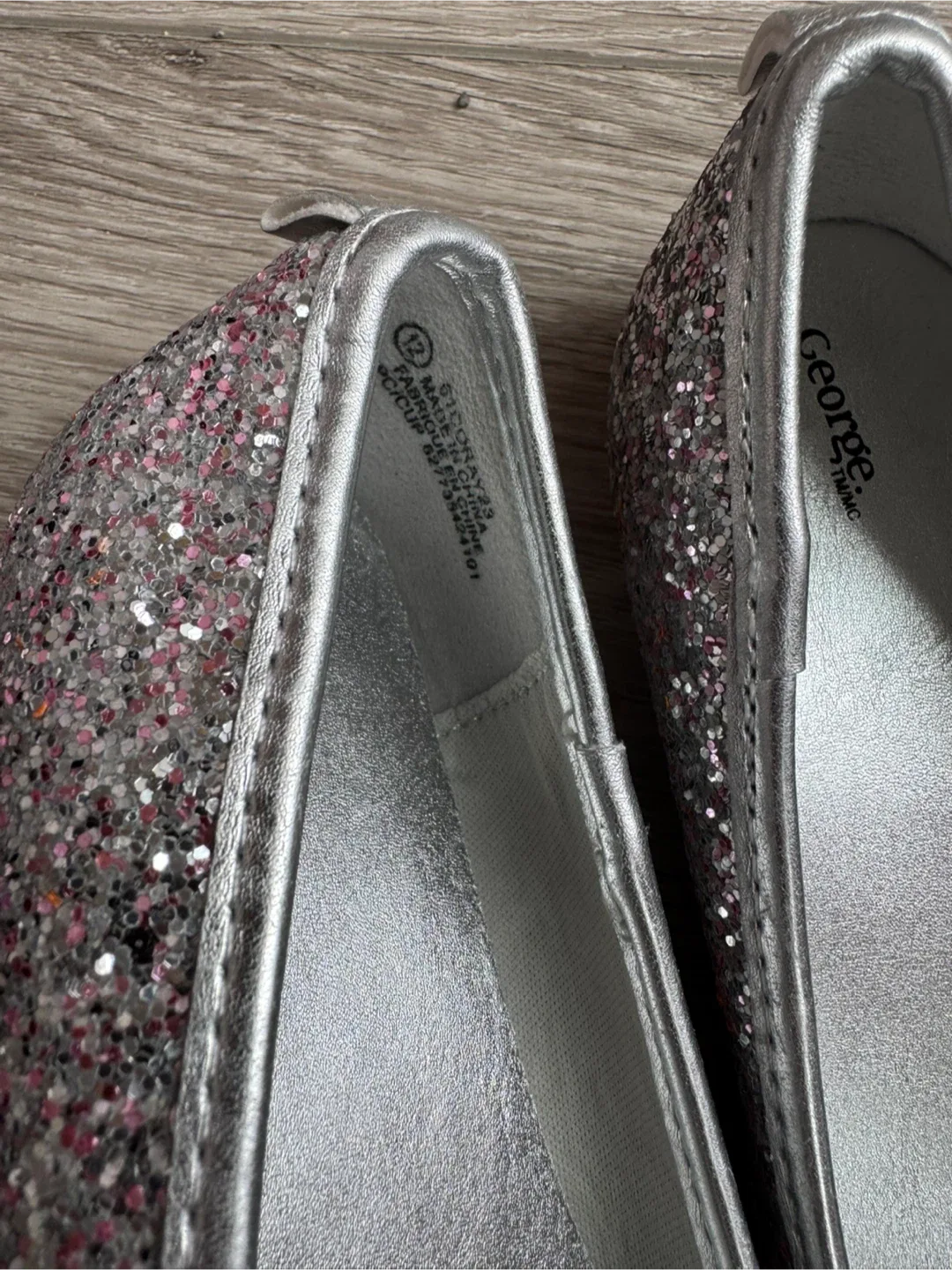 Glitter Girl’s Ballet Flats - Size 12 image indicator(6)