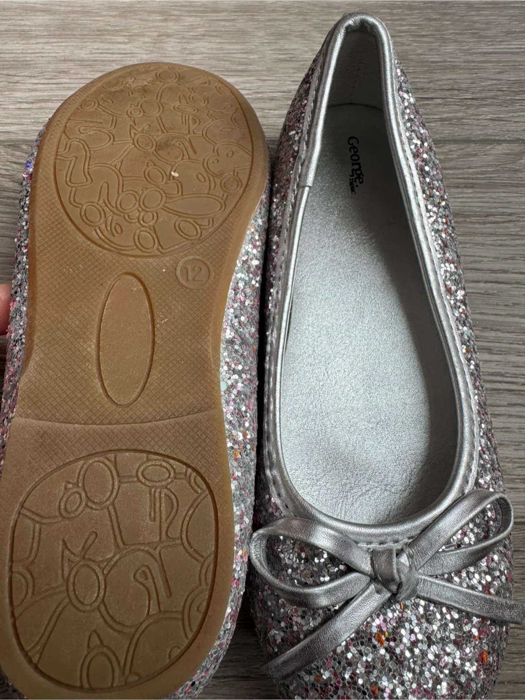 Glitter Girl’s Ballet Flats - Size 12 - photo 5