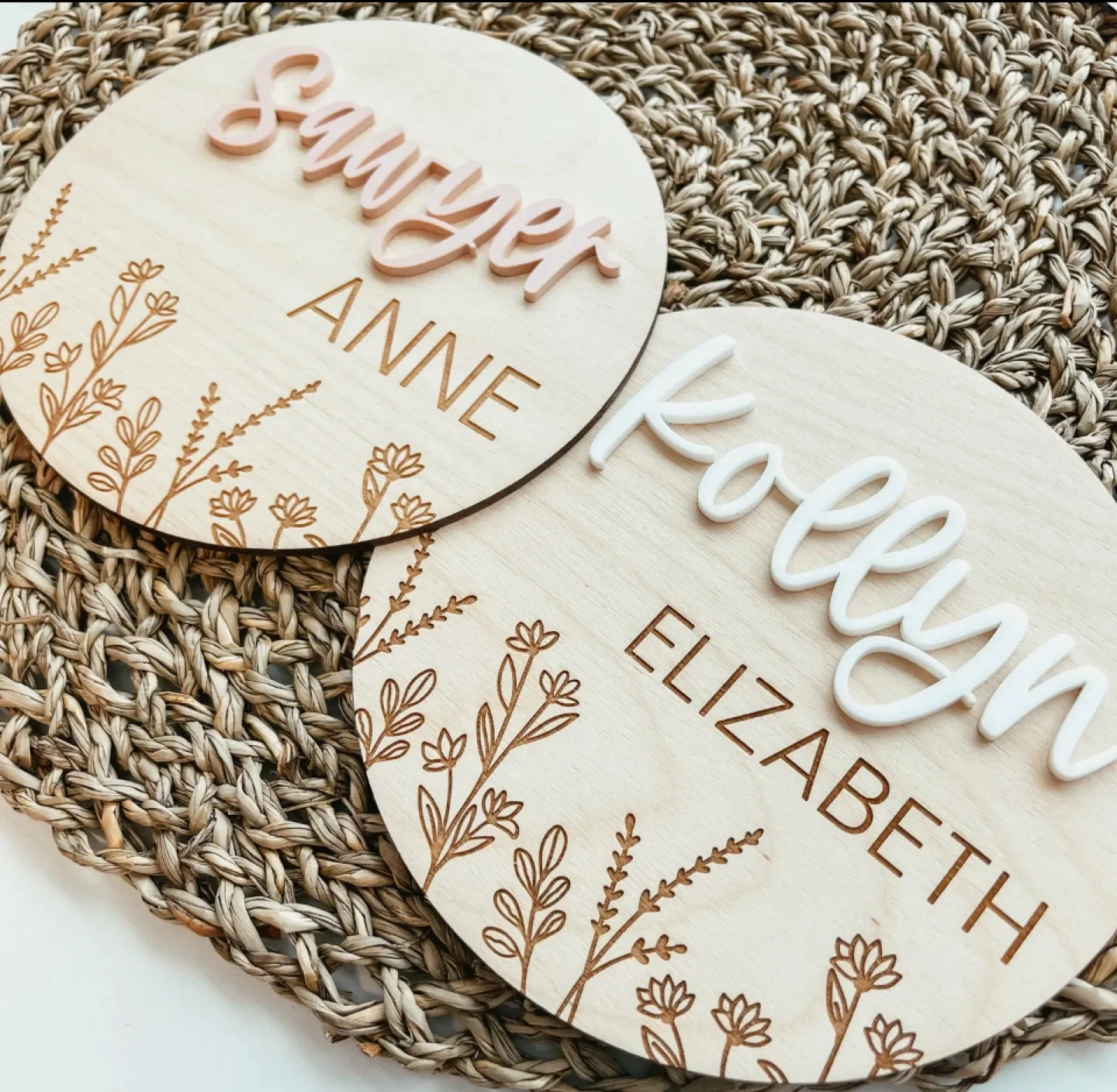 Personalized Wooden Name Sign image indicator(2)