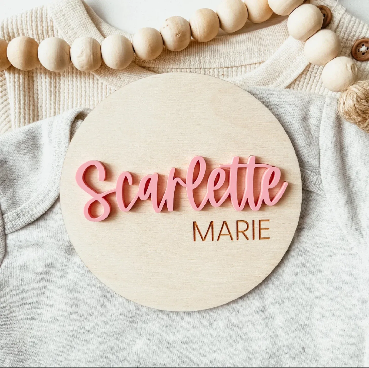 Personalized Wooden Name Sign image indicator(3)
