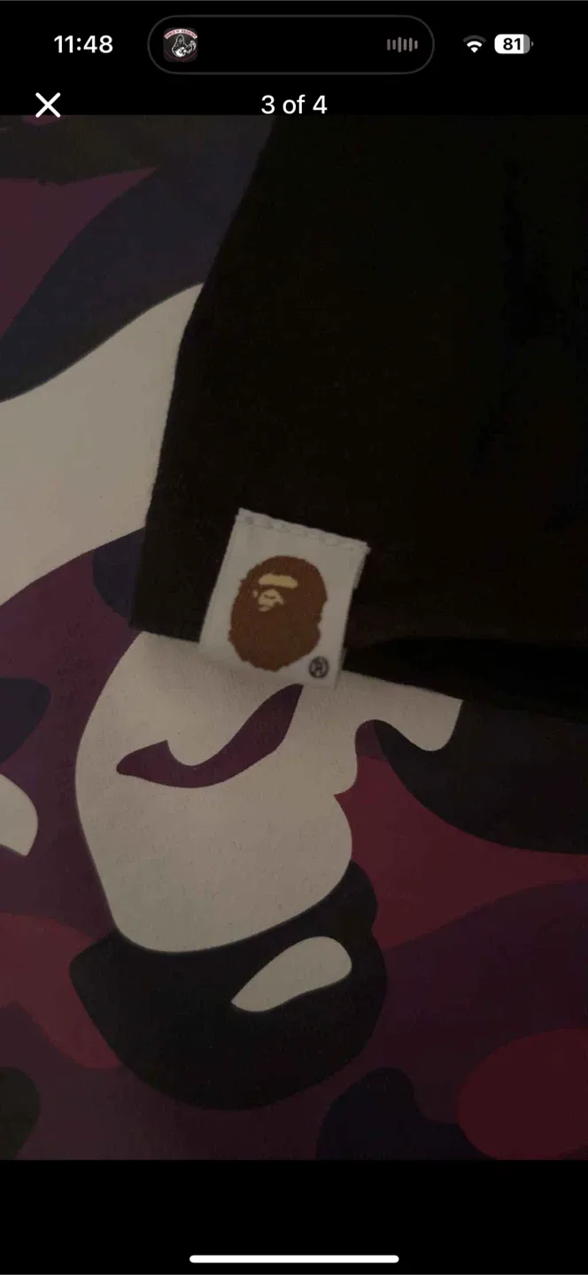 BAPE A Bathing Ape T-Shirt - Size S image indicator(3)