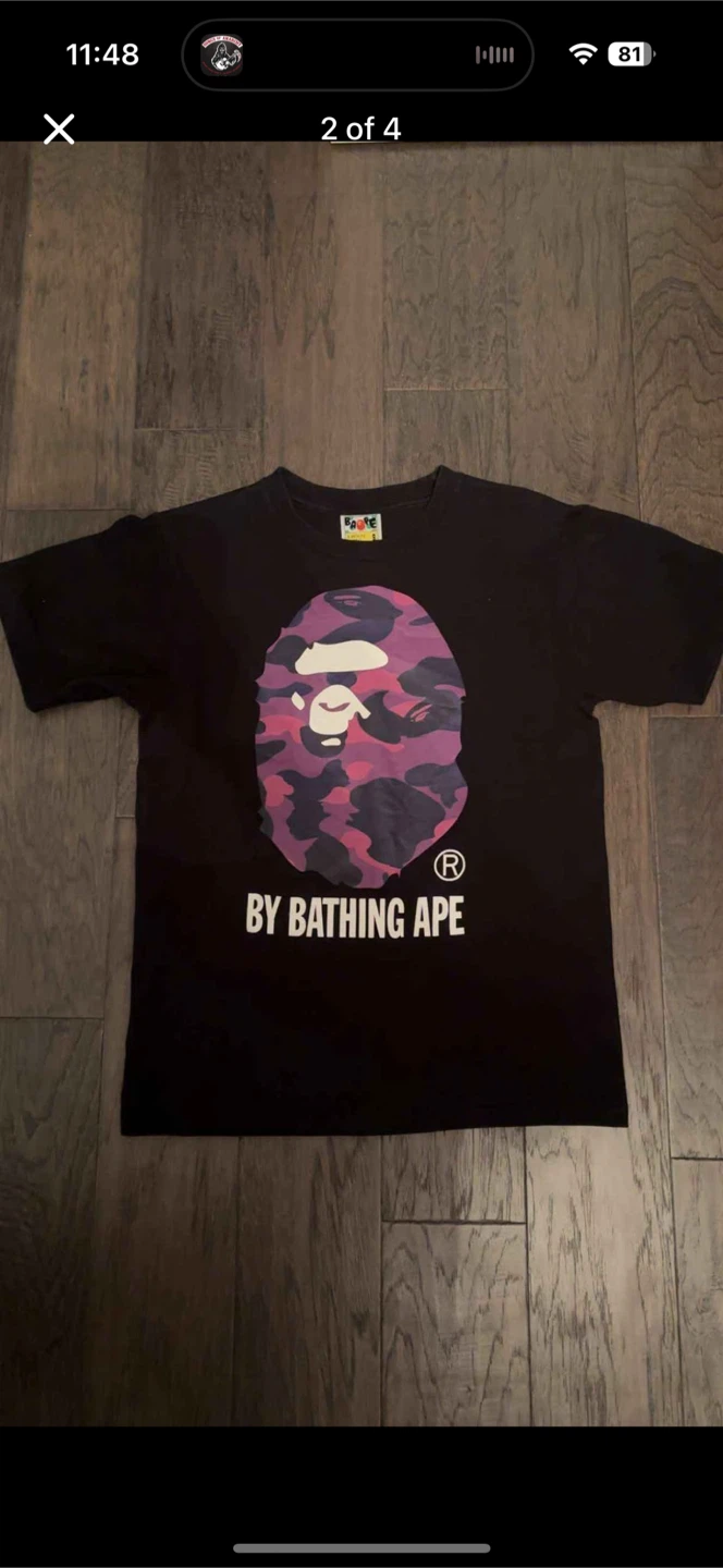 BAPE A Bathing Ape T-Shirt - Size S
