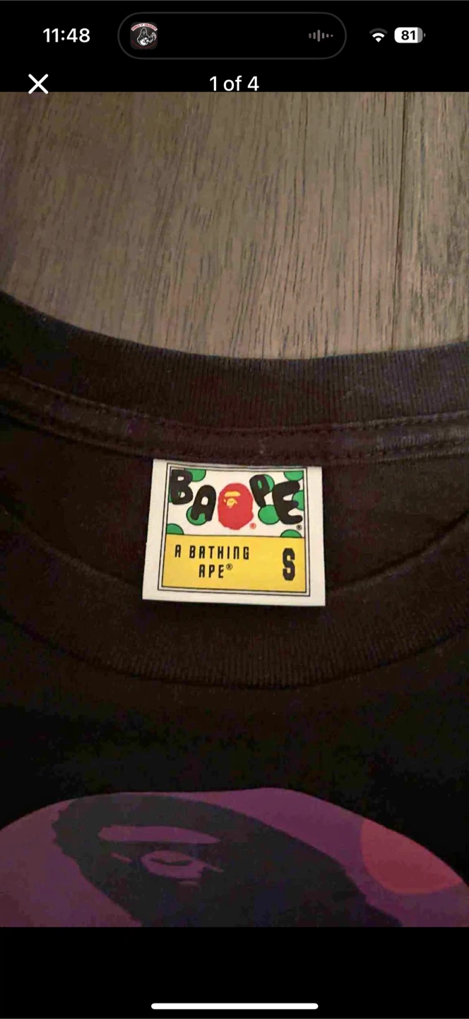 BAPE A Bathing Ape T-Shirt - Size S - photo 2