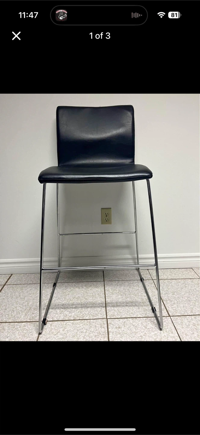 Black Bar Stool