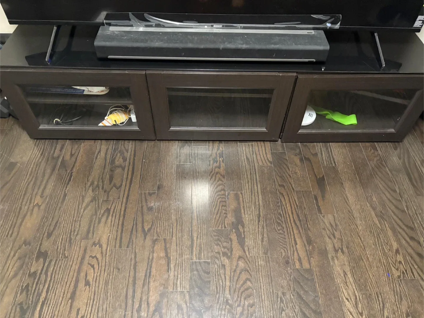 Dark Brown TV Stand - up to 75” TV image indicator(3)