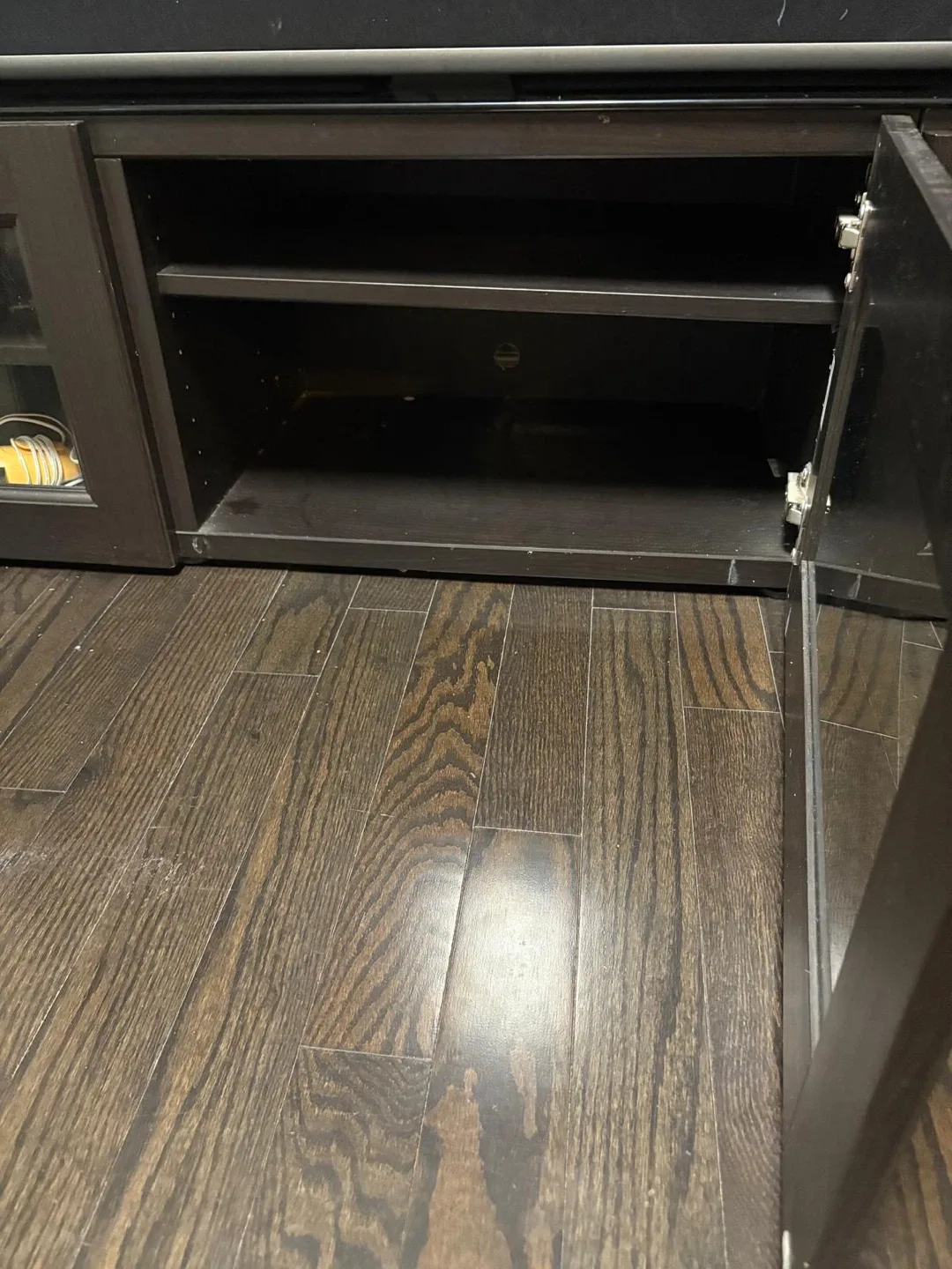 Dark Brown TV Stand - up to 75” TV image indicator(2)