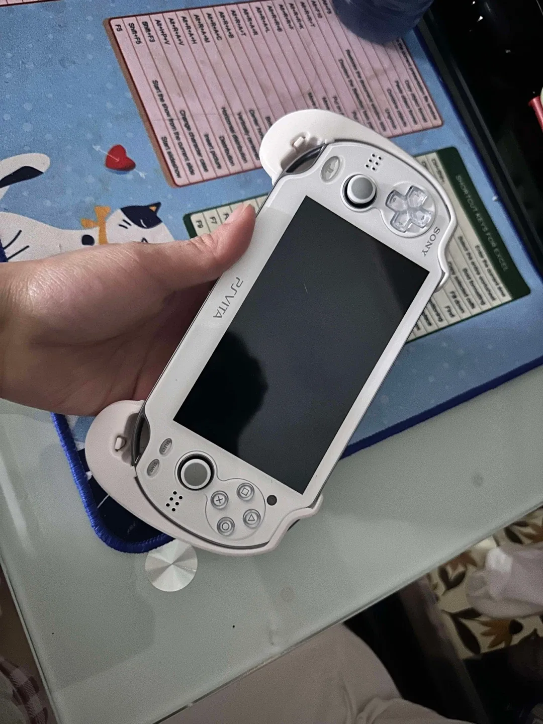 Sony PS Vita with INSTEN Grip - White image indicator(2)